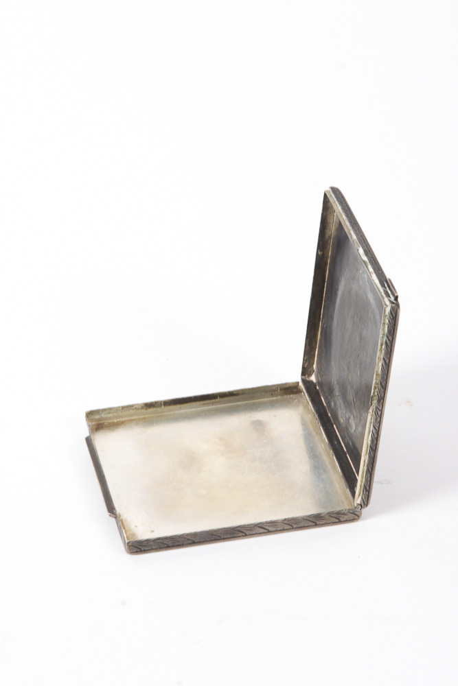 Antique 800 Silver Compact