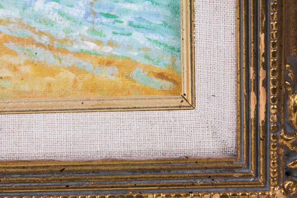 Beach Scene Prints in Giltwood Frames