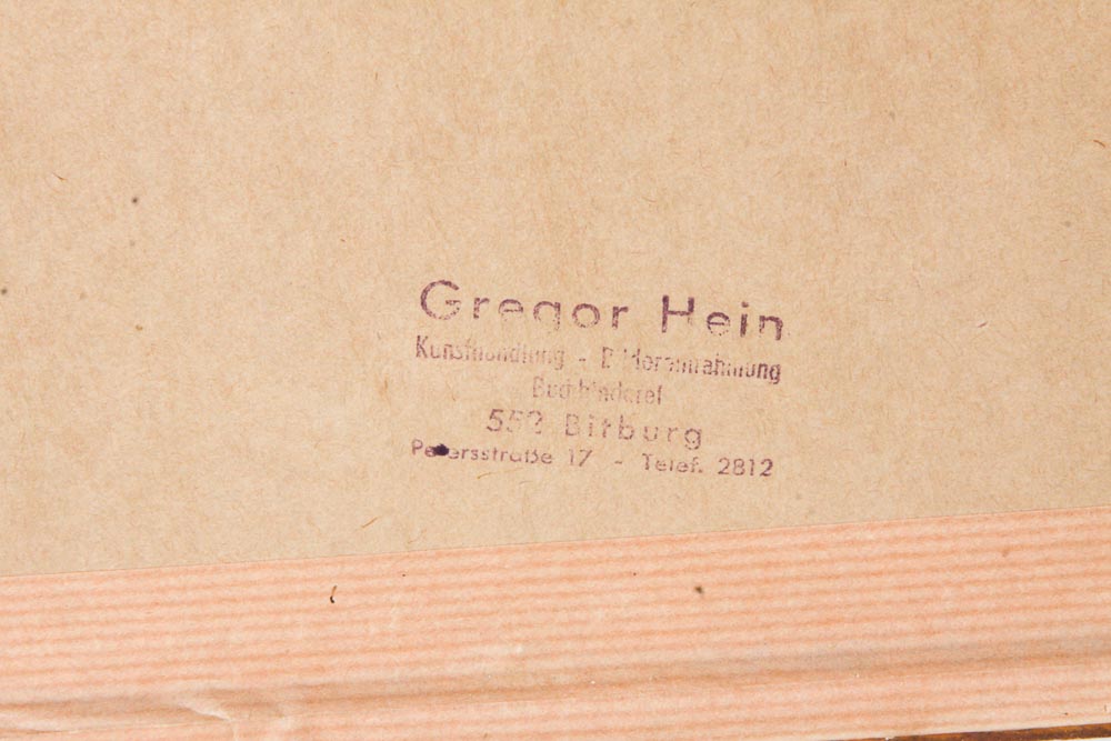 Pair of Horst Rosemann Original Hand-Colored Etchings