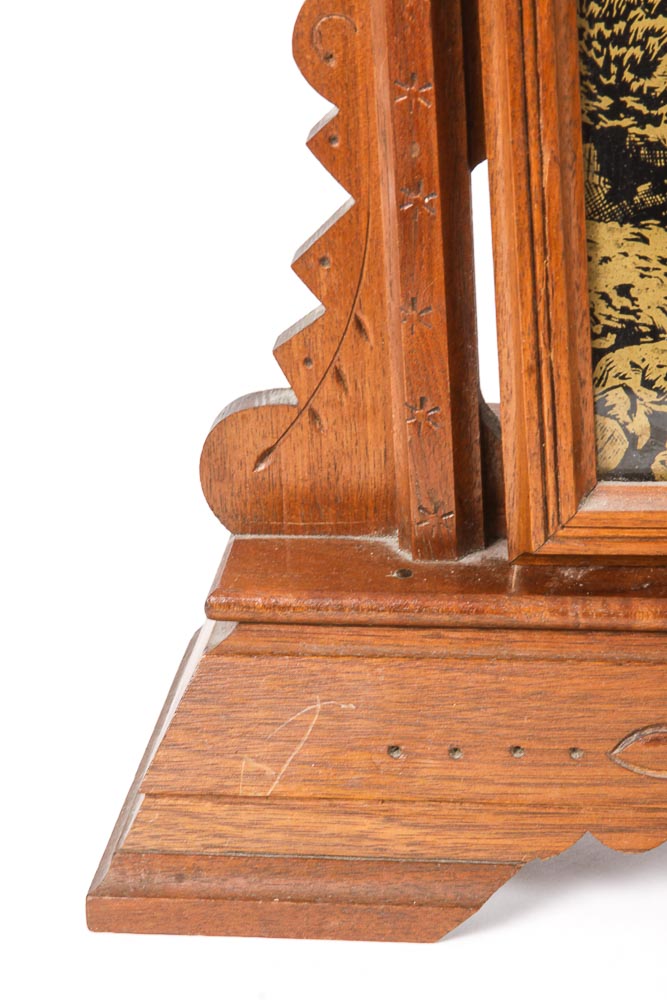 Walnut "8-Day Niagara" Mantel Clock by Lovell Manufacturing Co.