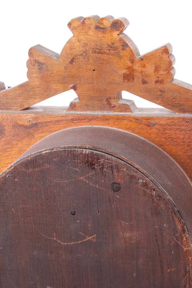 Walnut "8-Day Niagara" Mantel Clock by Lovell Manufacturing Co.