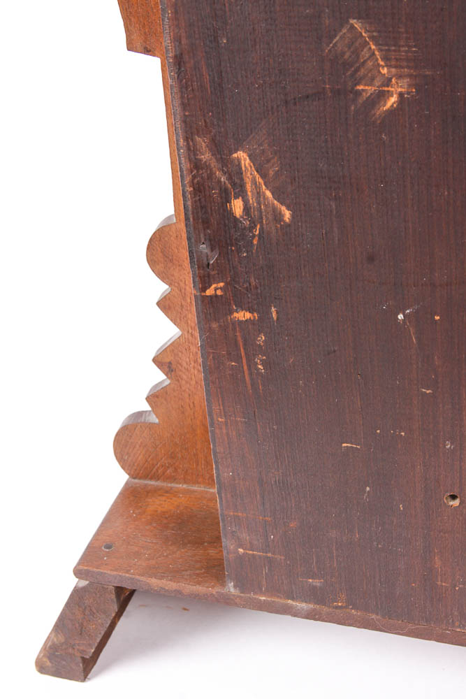 Walnut "8-Day Niagara" Mantel Clock by Lovell Manufacturing Co.