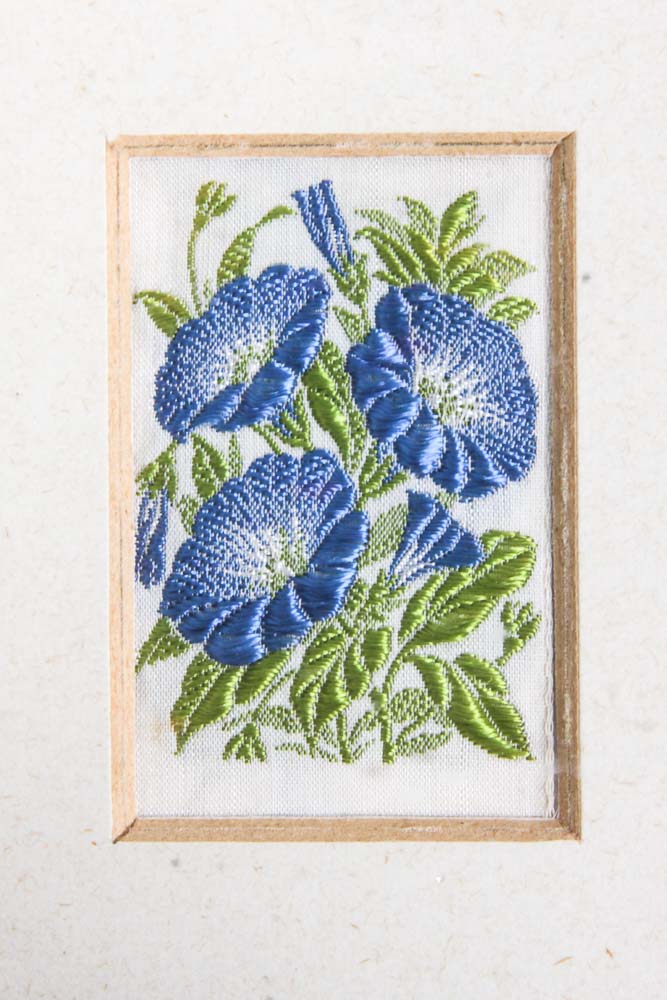 Framed Vintage Handkerchiefs