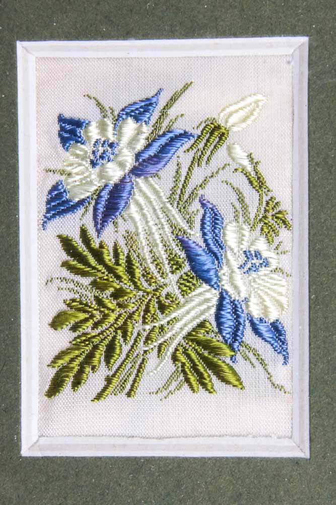 Framed Vintage Handkerchiefs