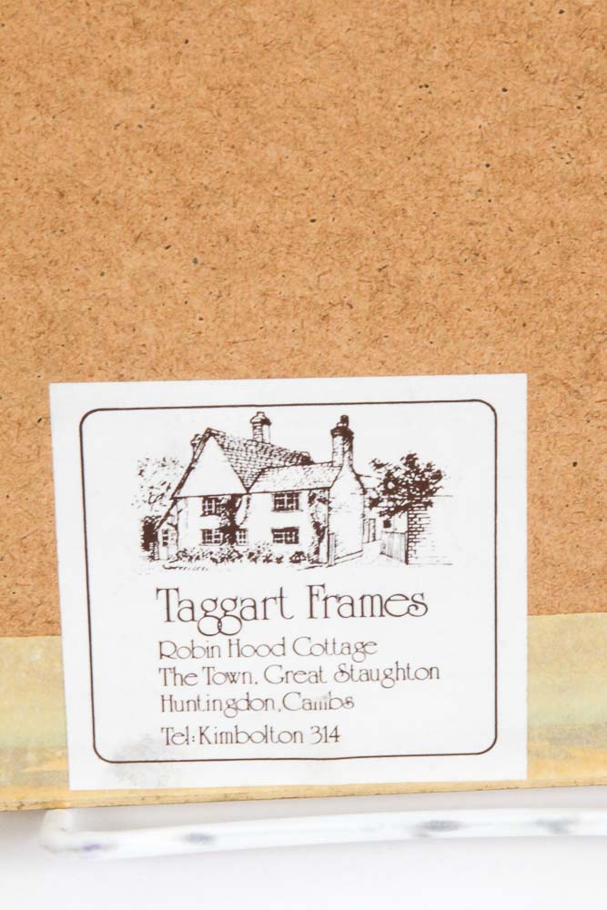 Framed Vintage Handkerchiefs