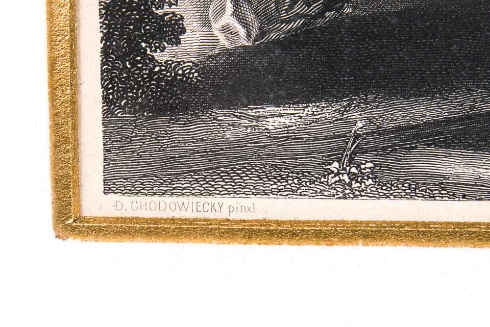 A.H. Payne Engraving "Blind Man's Buff"