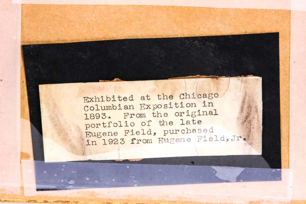 A.H. Payne Engraving "Blind Man's Buff"