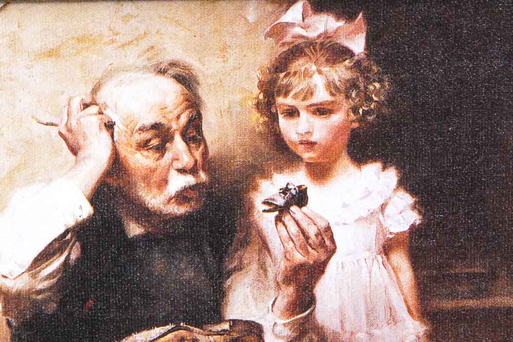 Norman Rockwell Offset Lithograph "The Cobbler"