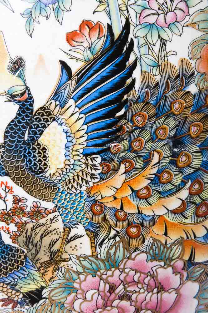 Chinese Satsuma Style Ceramic Vase