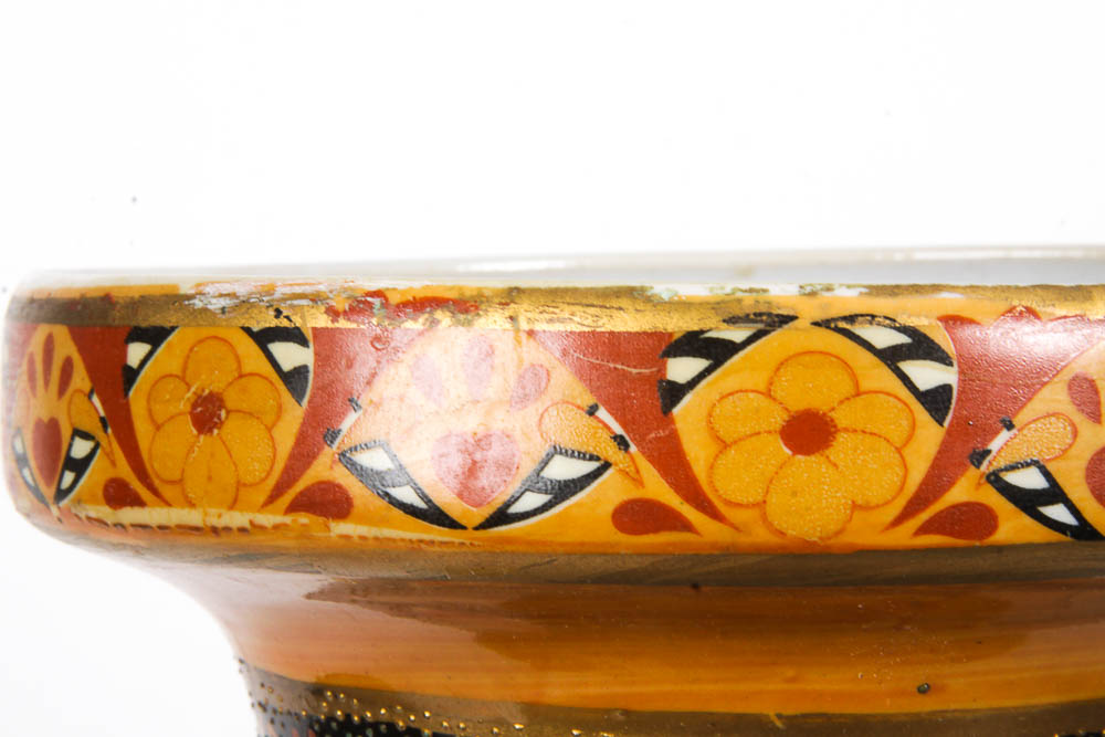 Chinese Satsuma Style Ceramic Vase