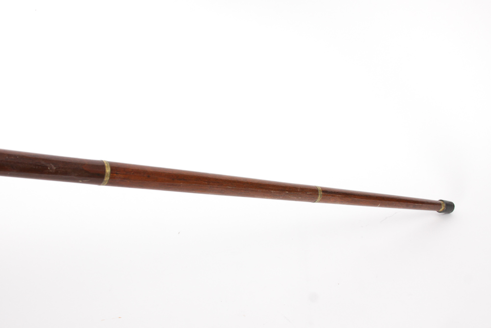 Walking Cane Assortment in Gold-Toned Umbrella Stand