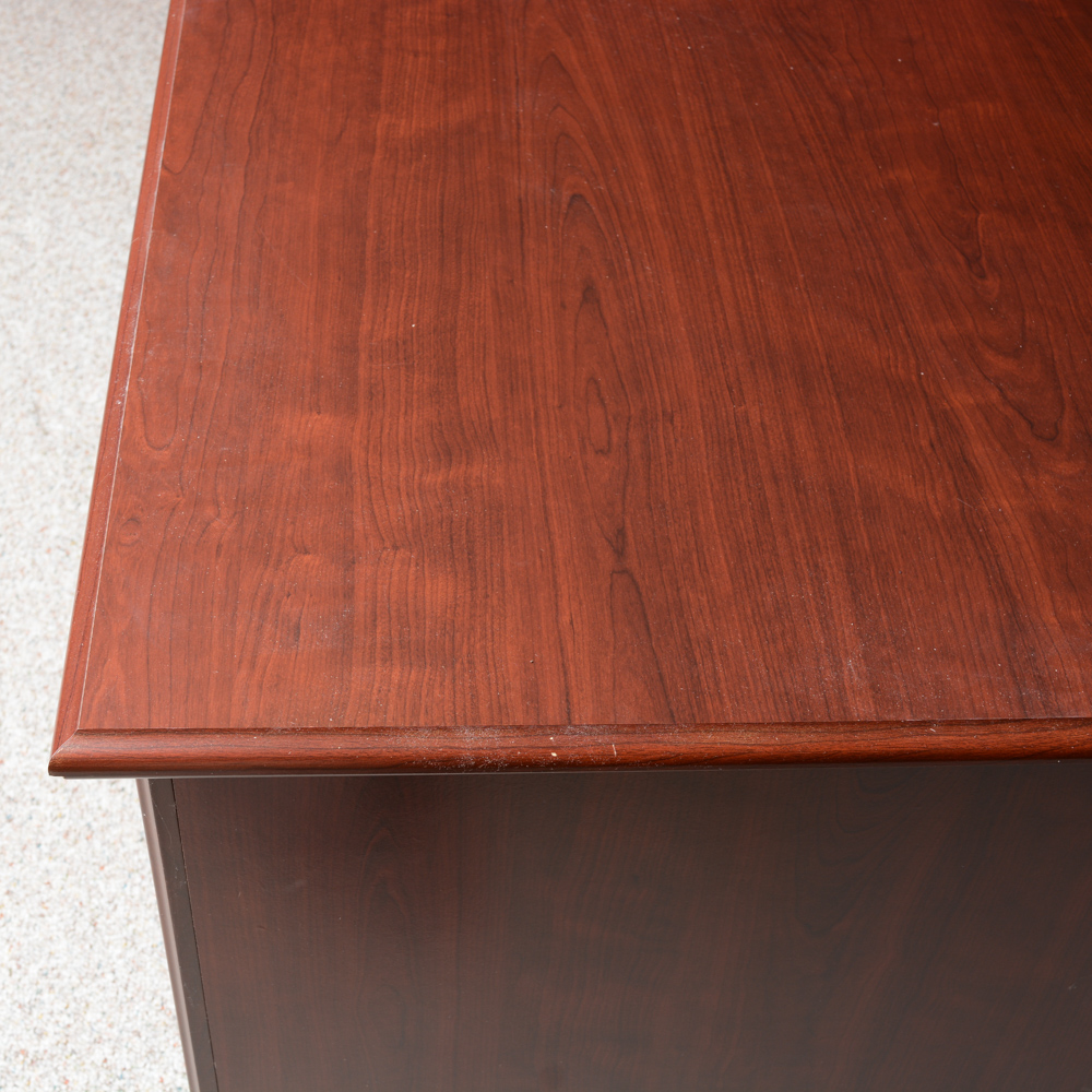 Cherry Wood Office Desk and Chair