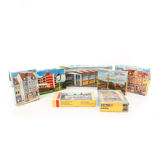 Kibri and Heljan HO Scale Model Building Kits