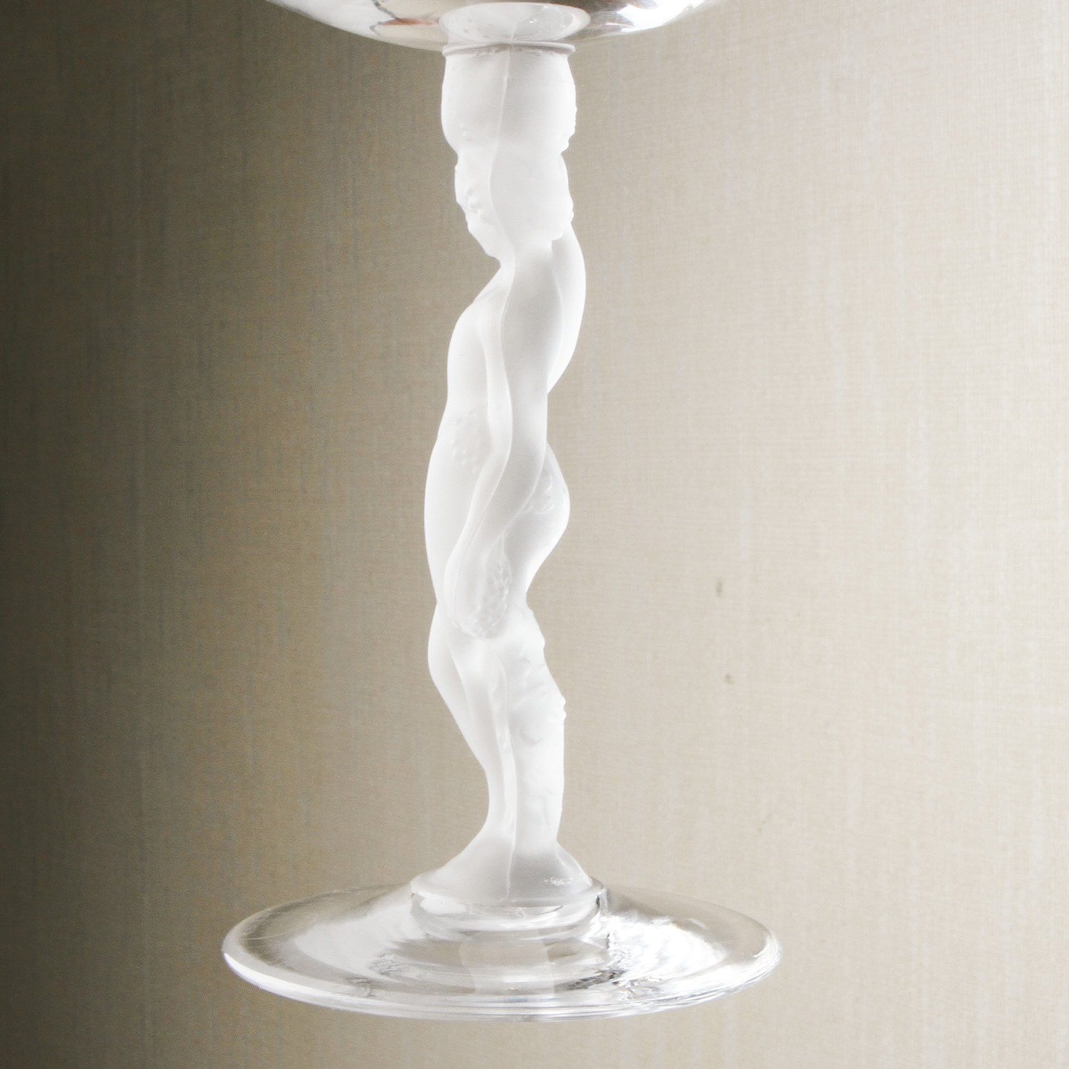 Bayel "Bacchante" Crystal Figural Coupes
