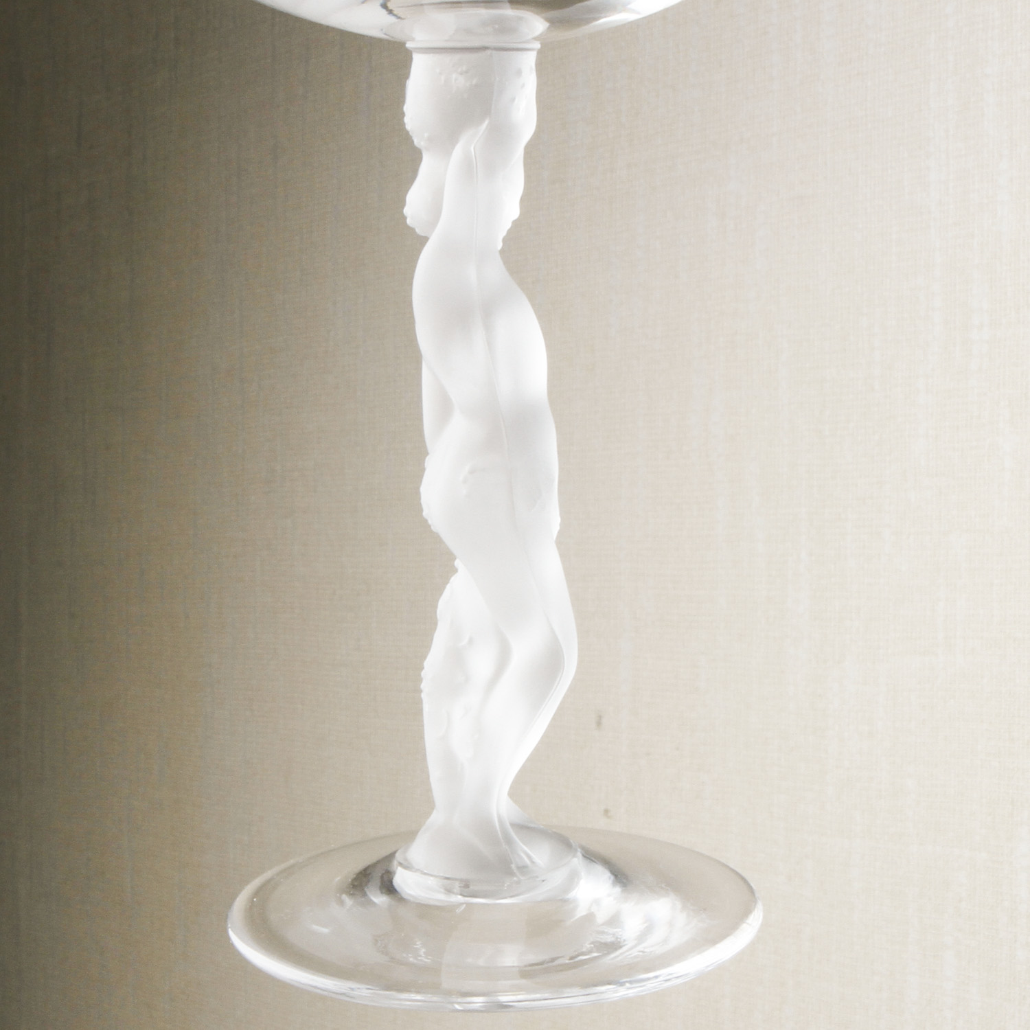 Bayel "Bacchante" Crystal Figural Coupes