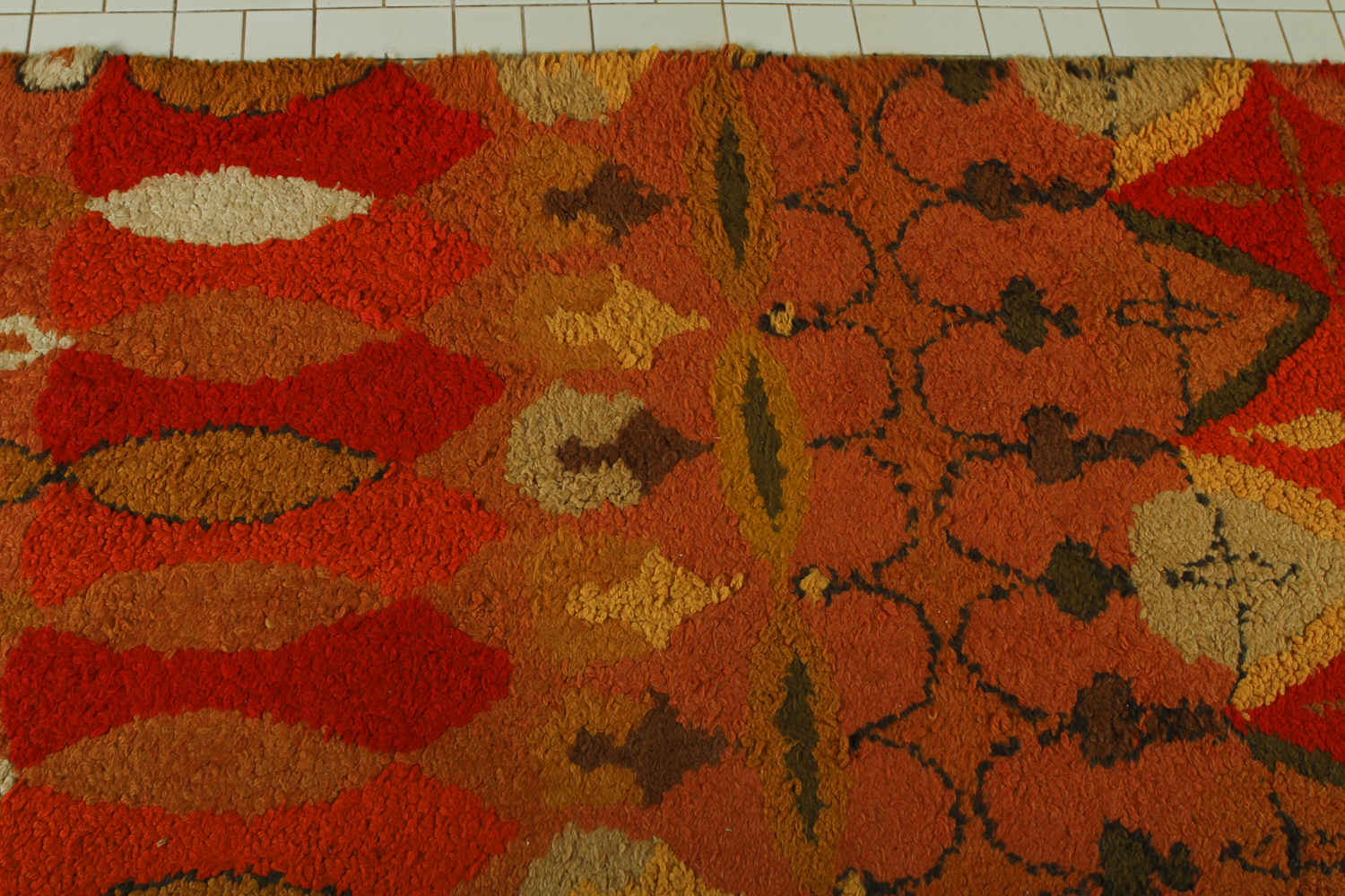 Cynthia Sargent Hooked "Bartok" Shag Rug