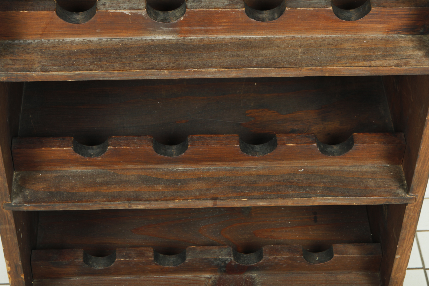 Arts and Crafts Style Oak Wine Rack