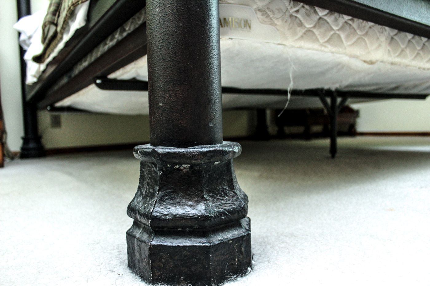 Cast Iron California King Canopy Bed Frame