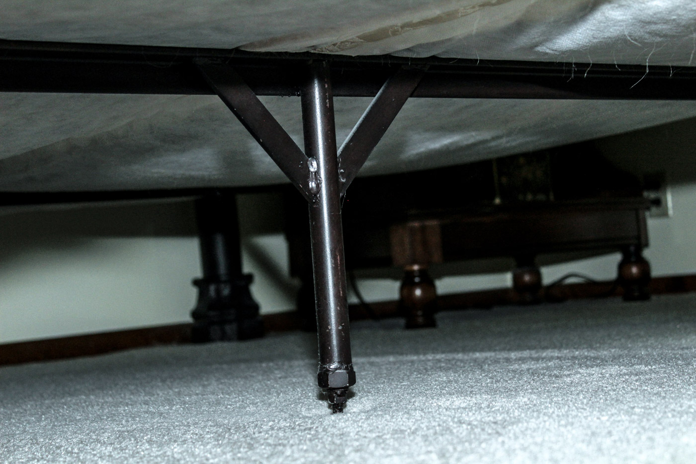 Cast Iron California King Canopy Bed Frame