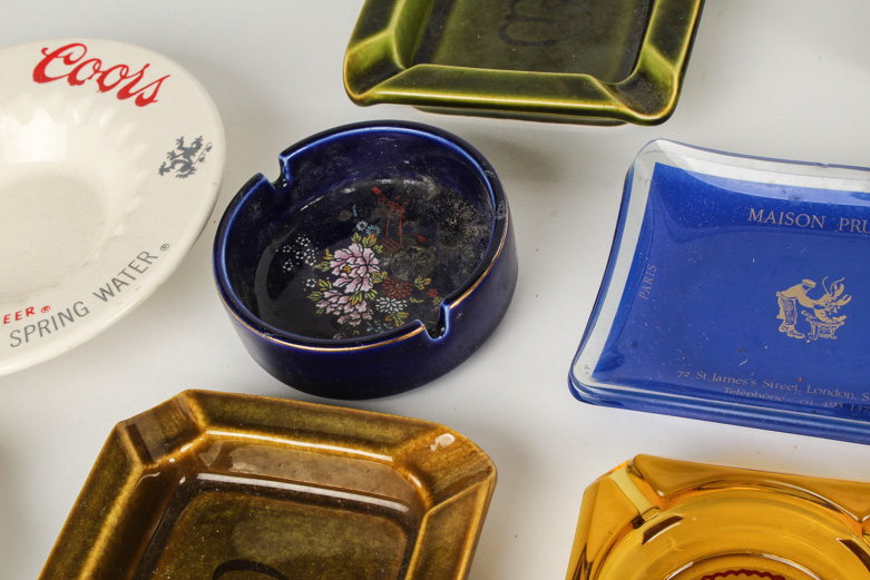 Collection of Vintage Advertising and California Pottery Ashtrays