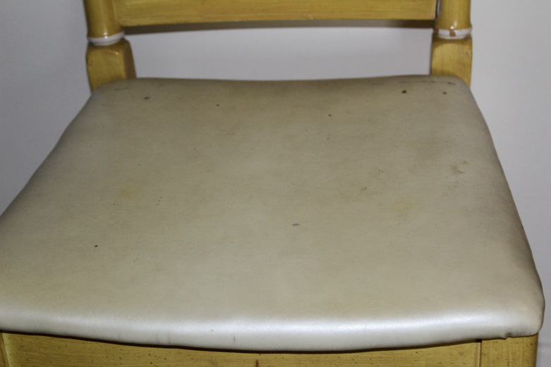 Vintage Rattan Desk With Chair