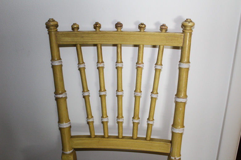 Vintage Rattan Desk With Chair