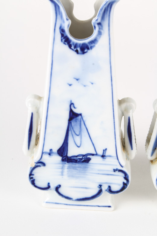 Delft Bud Vases