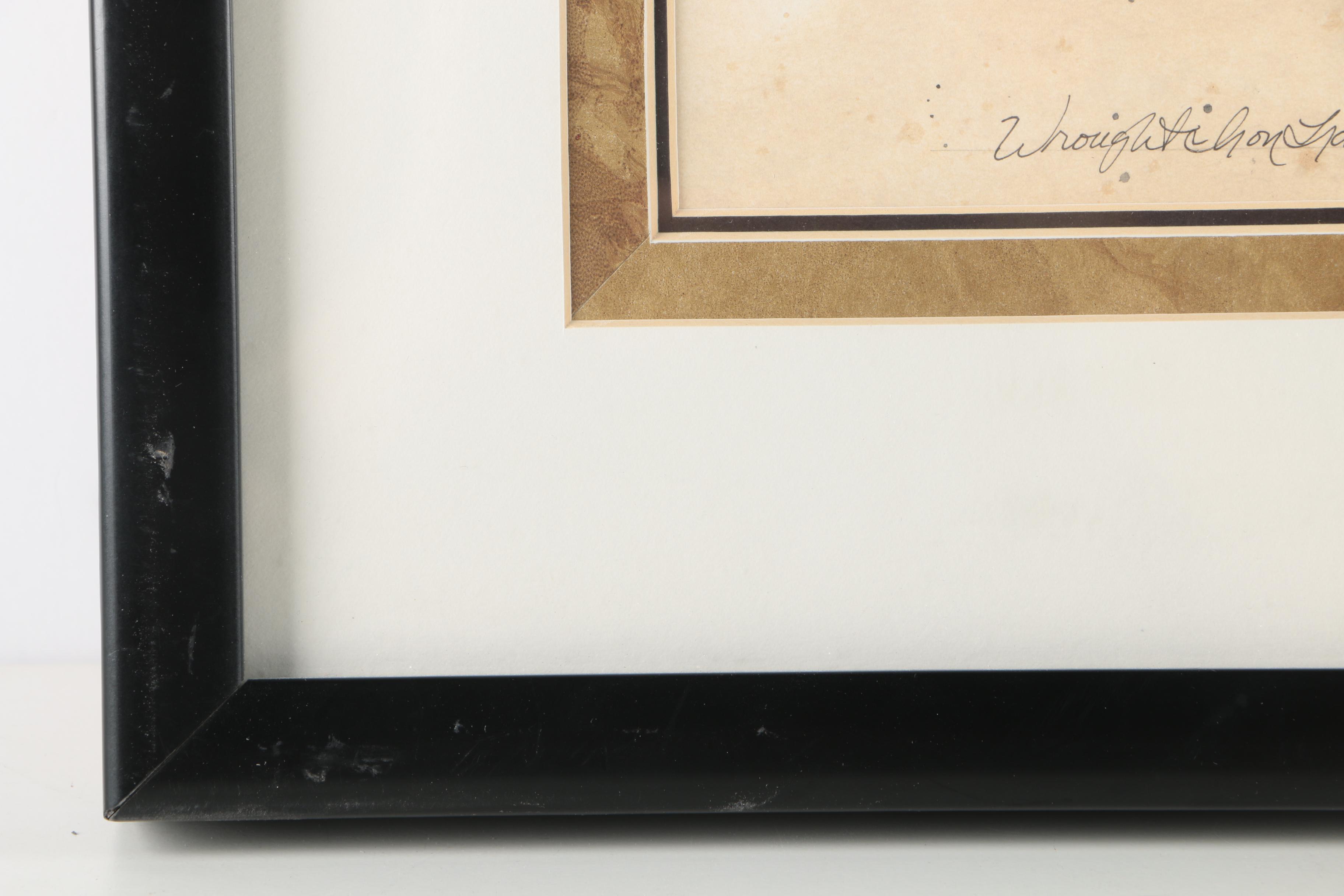 Lithograph "Wrought Iron Hansom Grille, France, 17th Century"