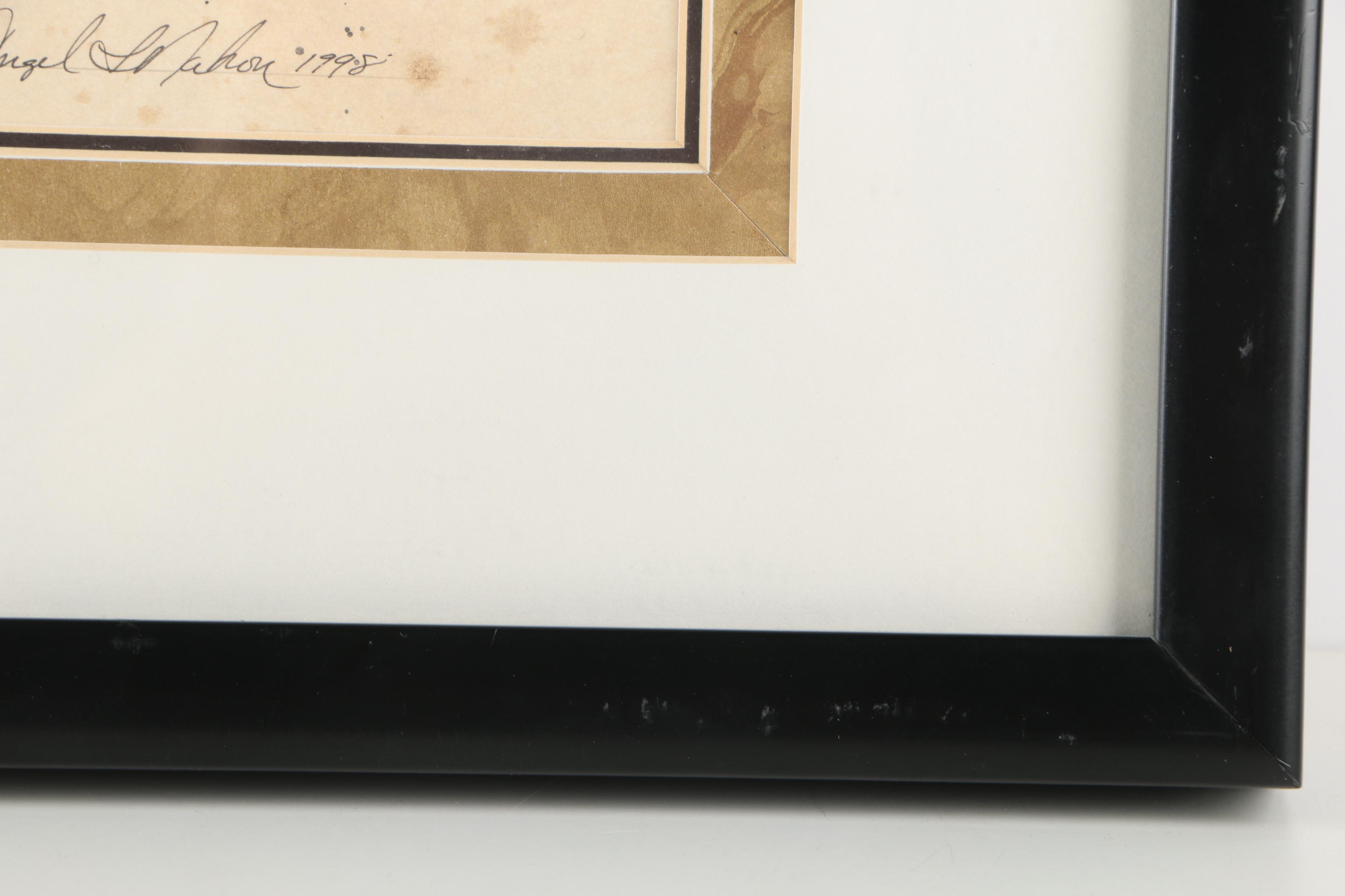 Lithograph "Wrought Iron Hansom Grille, France, 17th Century"