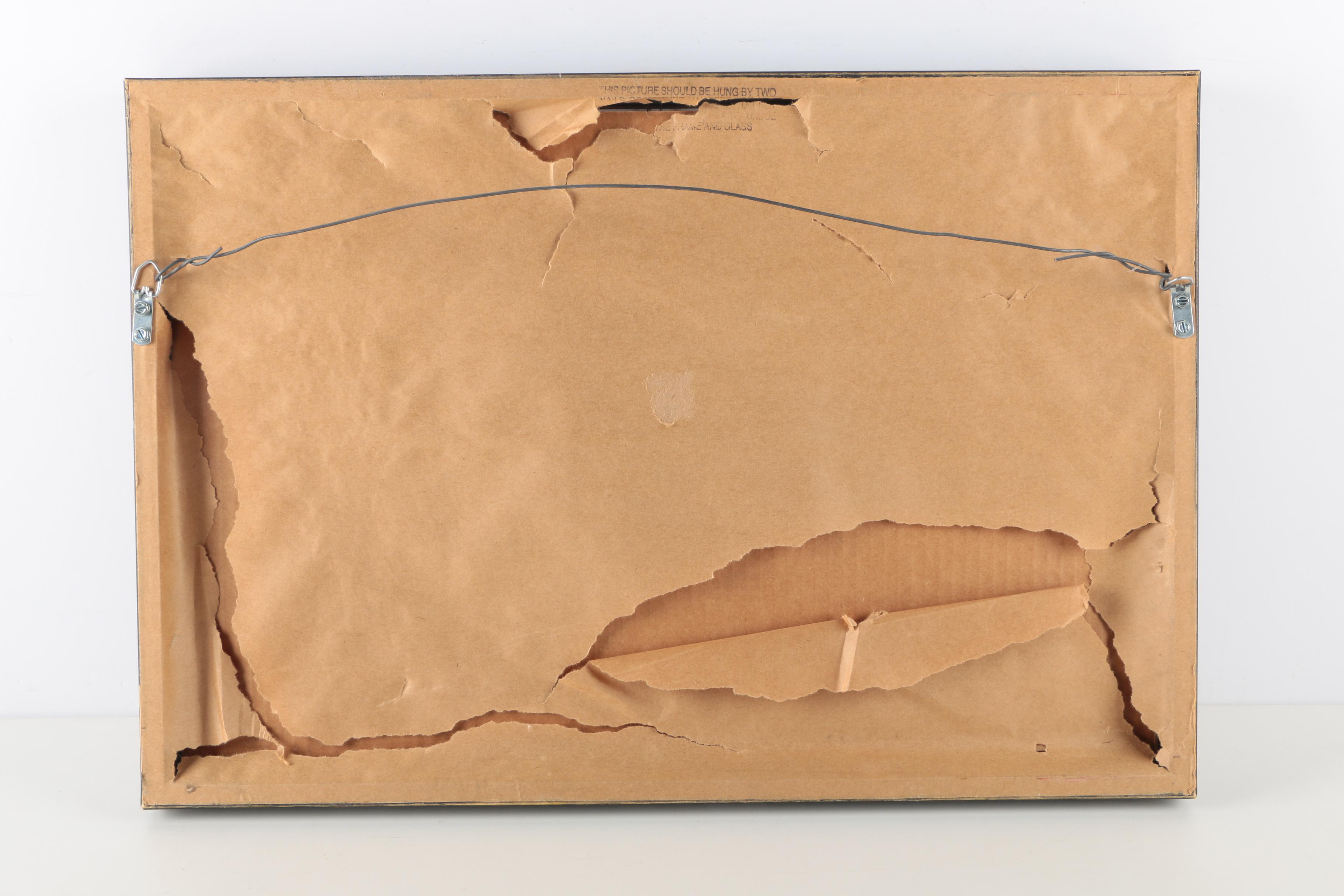 Lithograph "Wrought Iron Hansom Grille, France, 17th Century"