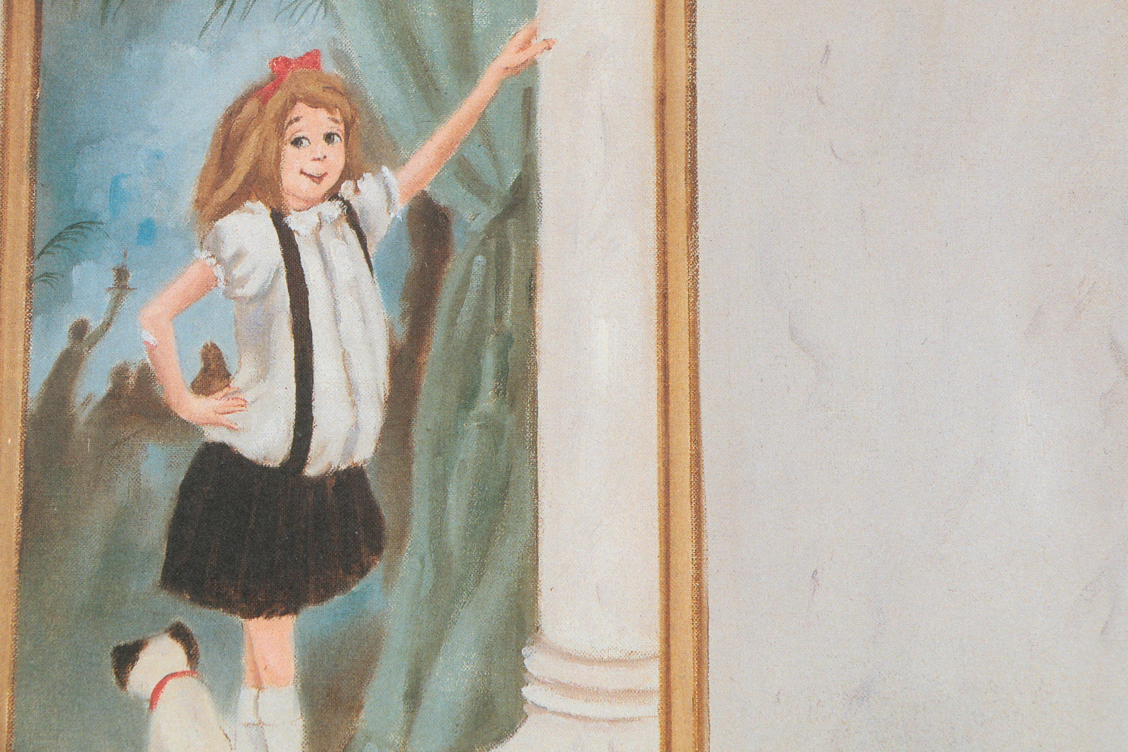 Alex Schloss Artist's Proof Offset Lithograph "Eloise at the Plaza"