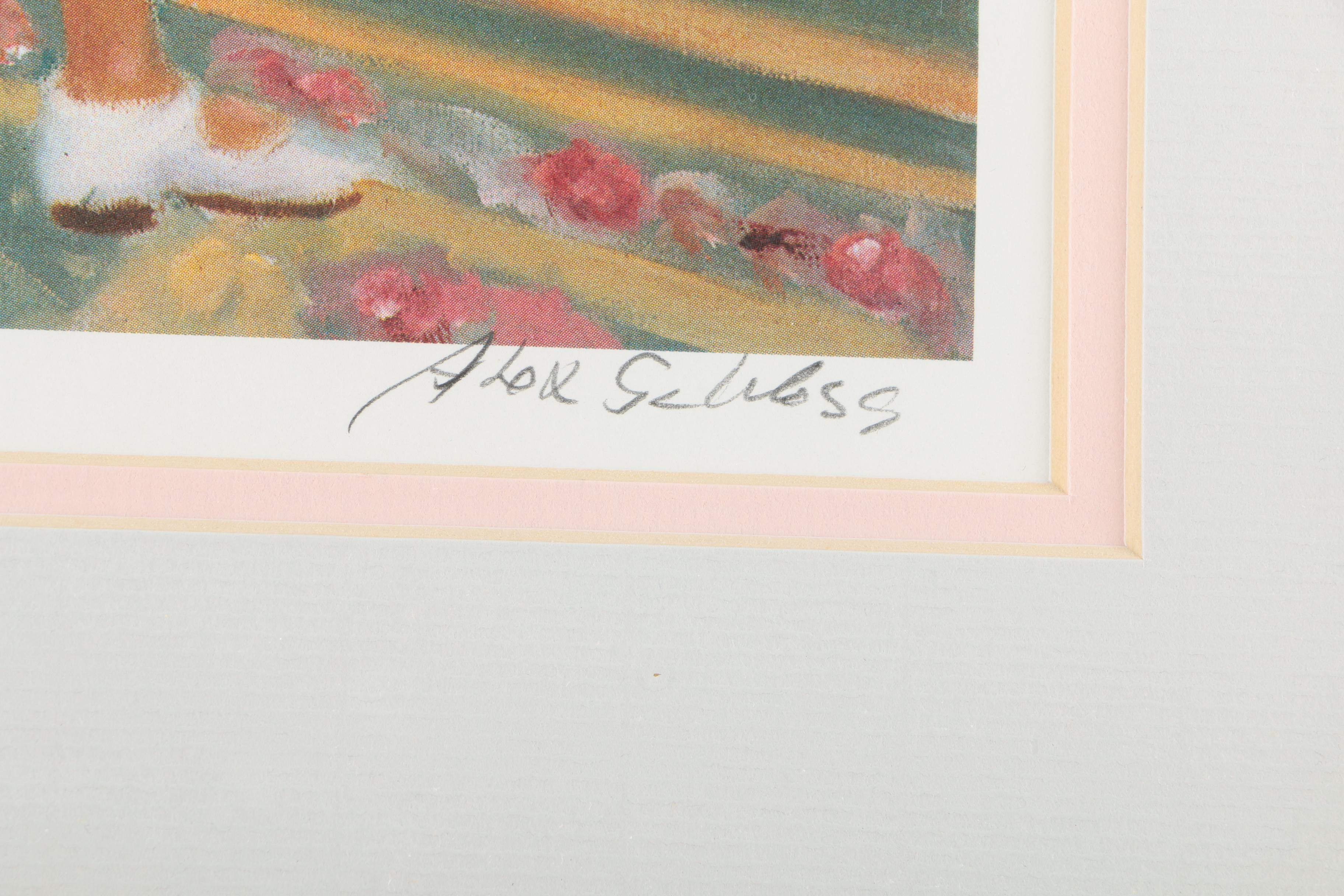 Alex Schloss Artist's Proof Offset Lithograph "Eloise at the Plaza"