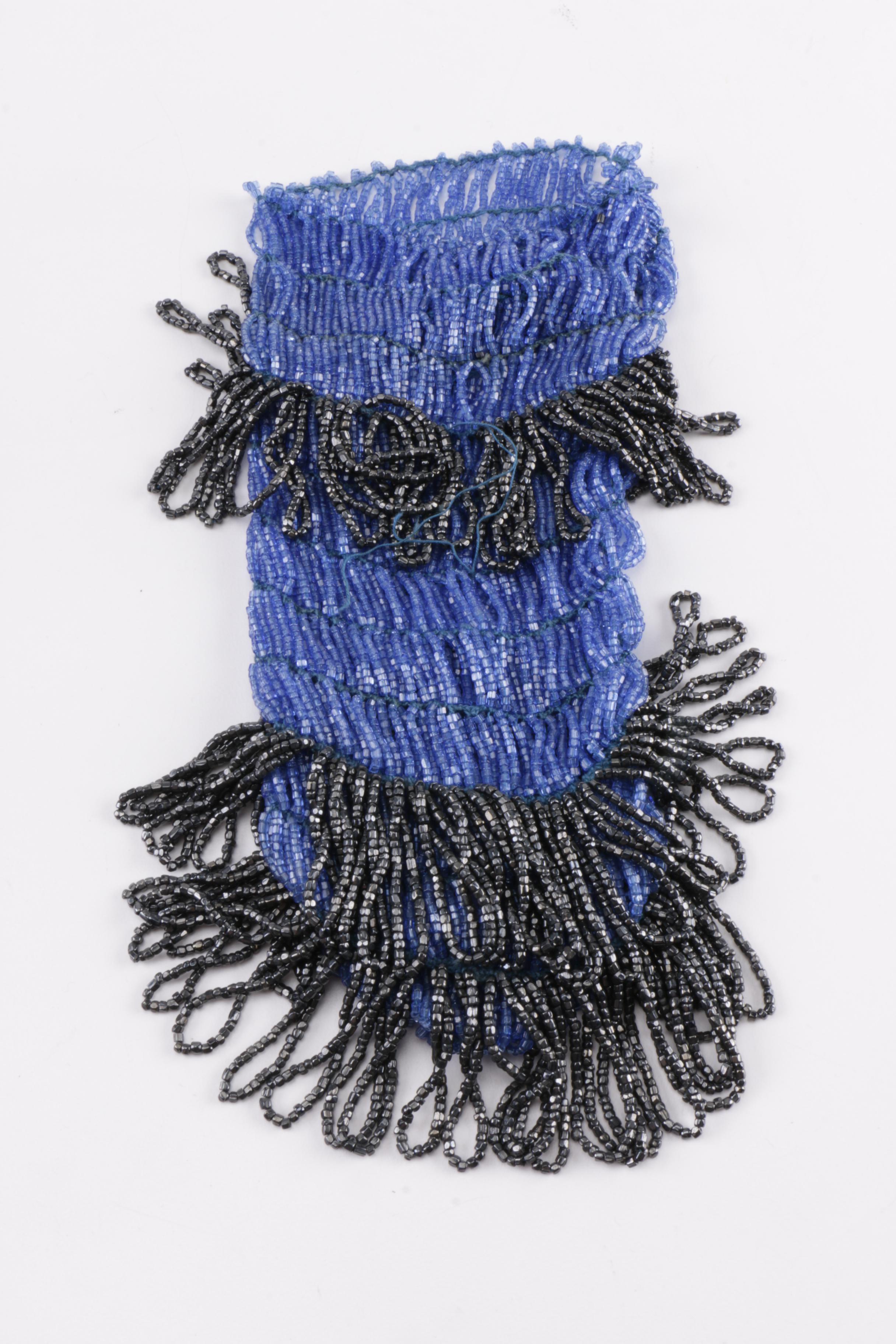 Vintage Beaded Bags and a Crocheted Bag With Shells