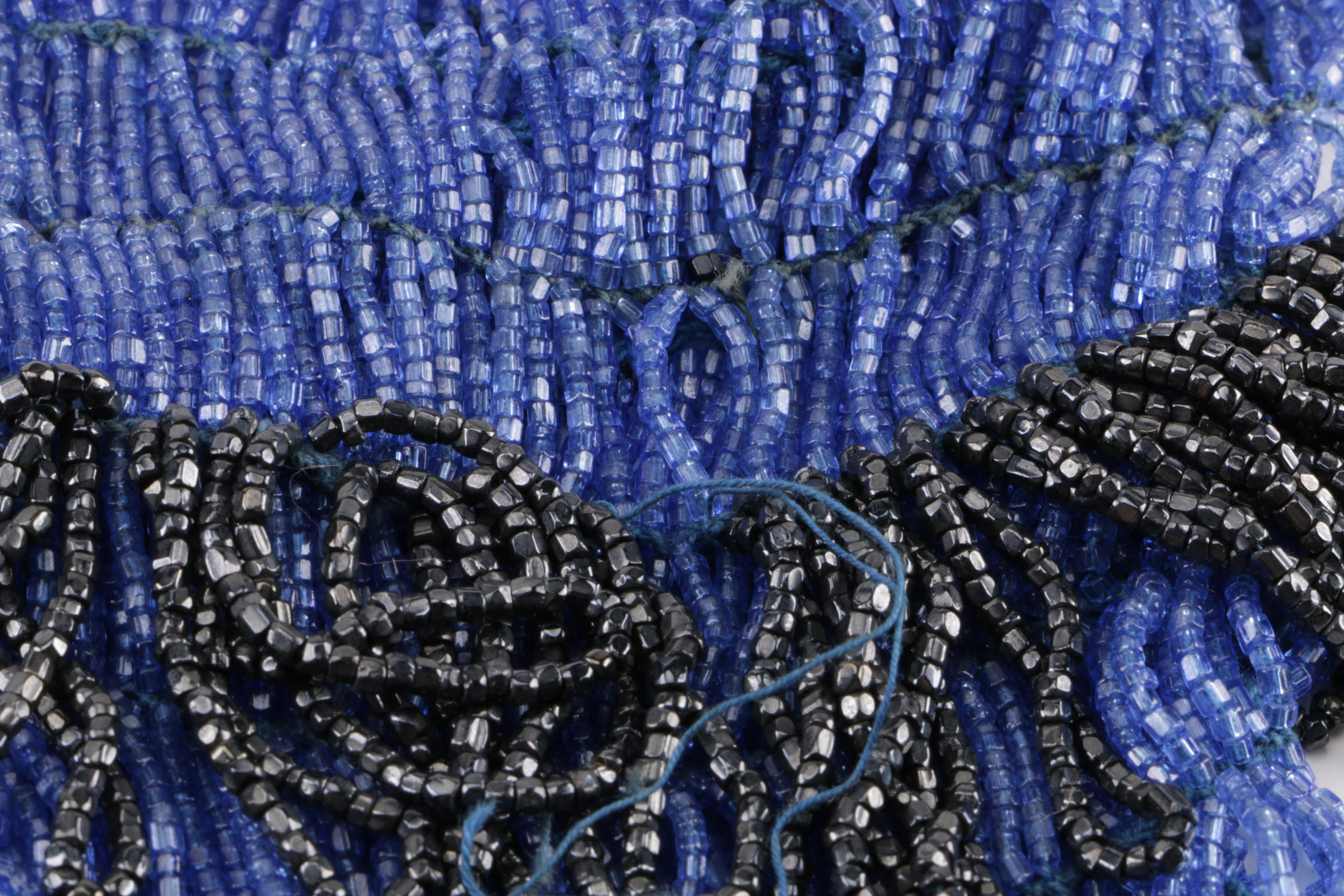 Vintage Beaded Bags and a Crocheted Bag With Shells