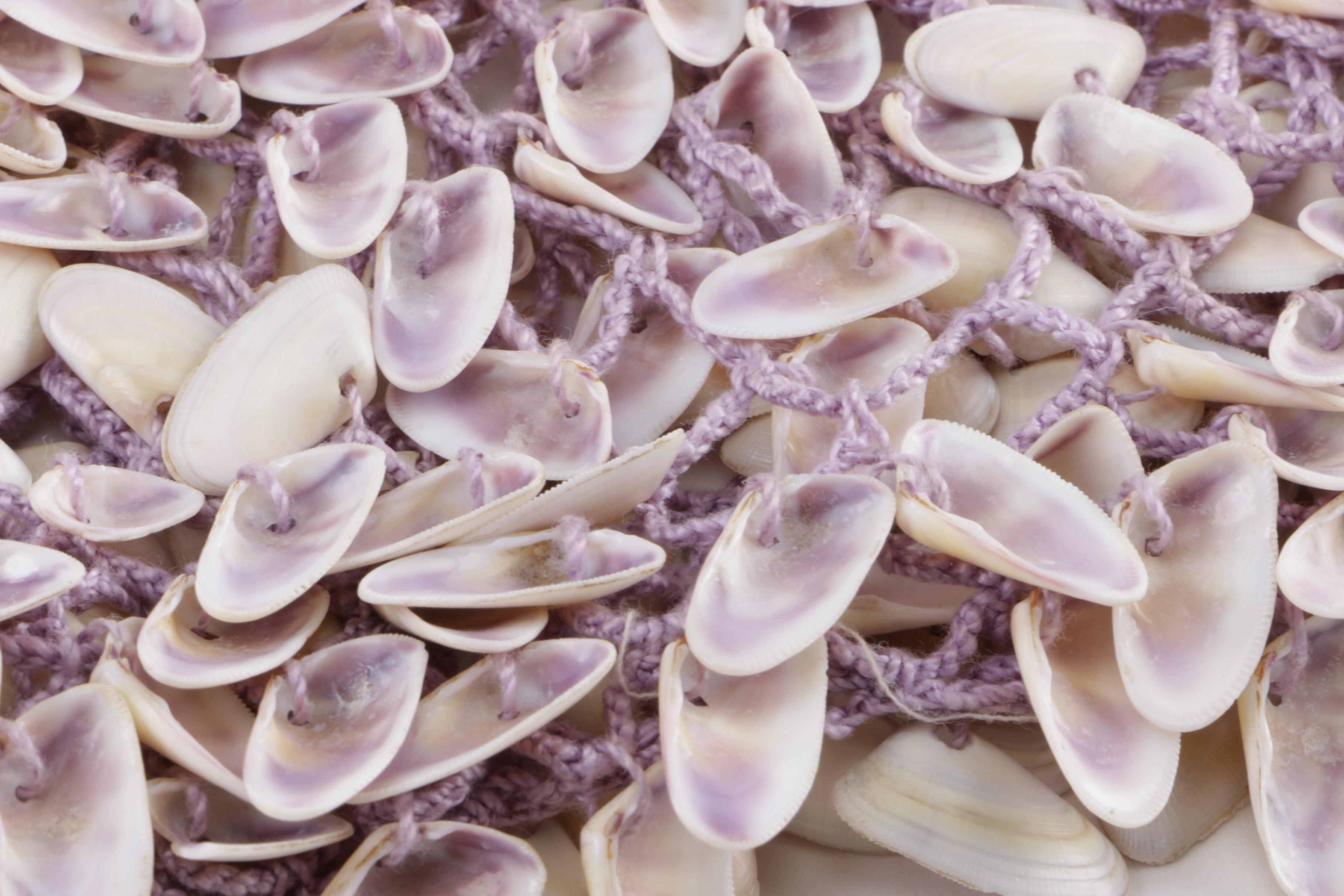 Vintage Beaded Bags and a Crocheted Bag With Shells