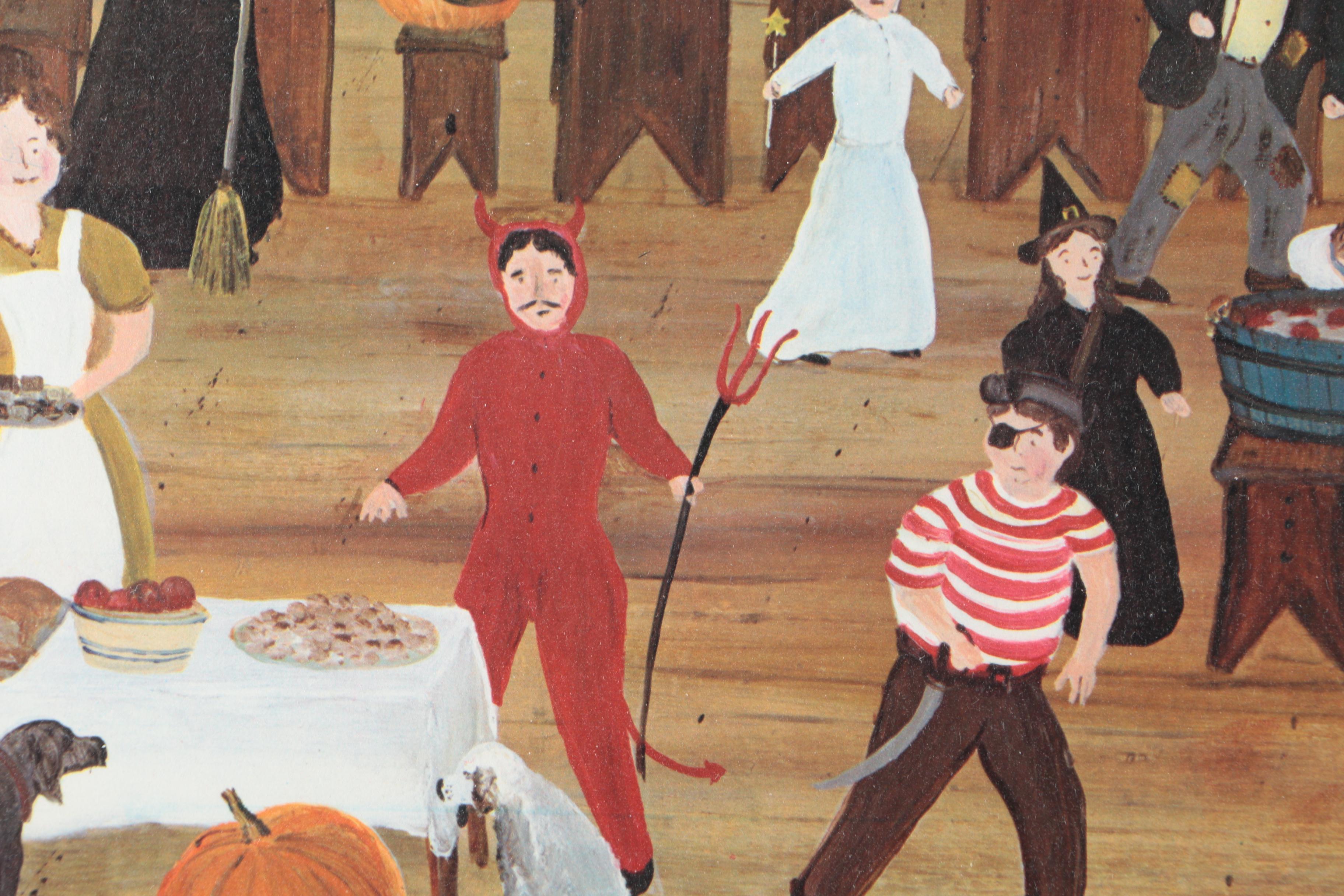 Will Moses Limited Edition Giclee on Paper "Halloween School"