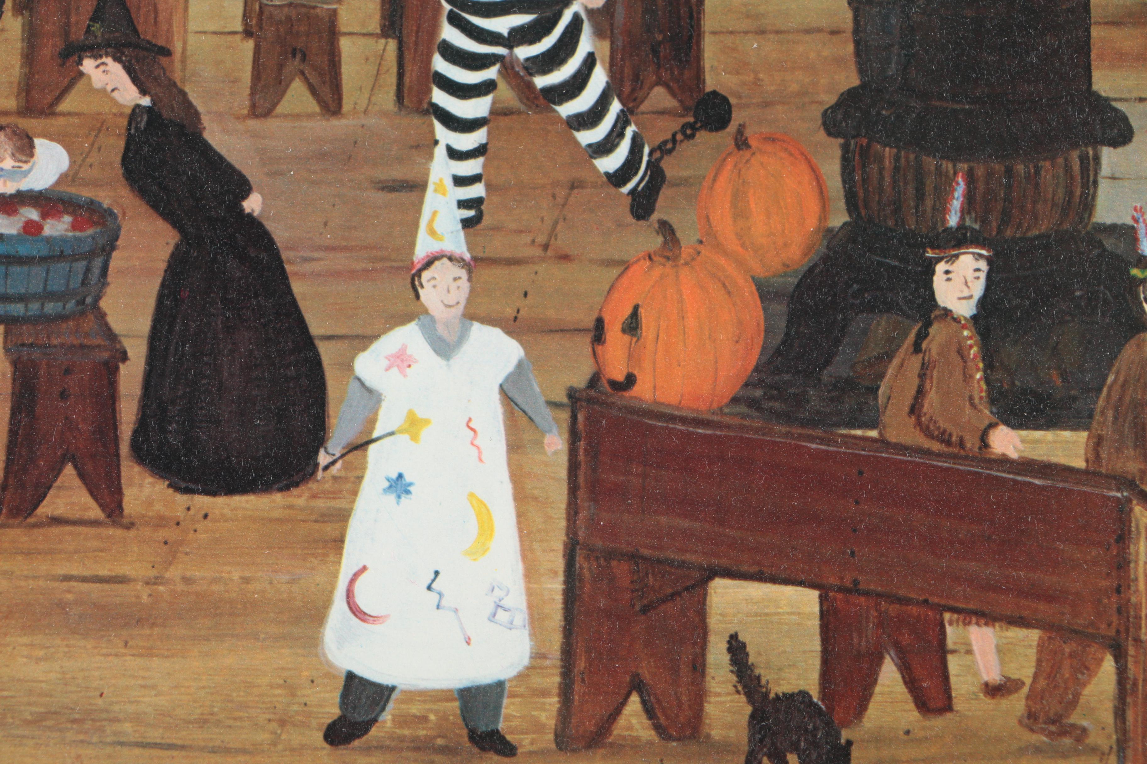 Will Moses Limited Edition Giclee on Paper "Halloween School"