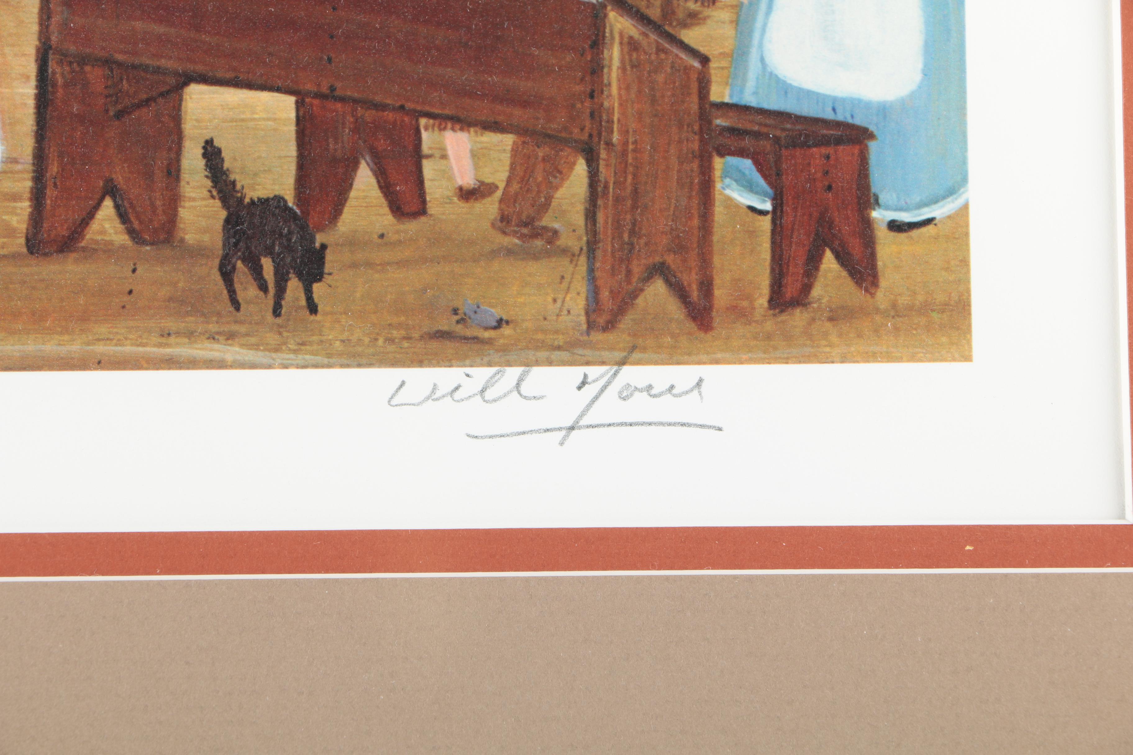 Will Moses Limited Edition Giclee on Paper "Halloween School"