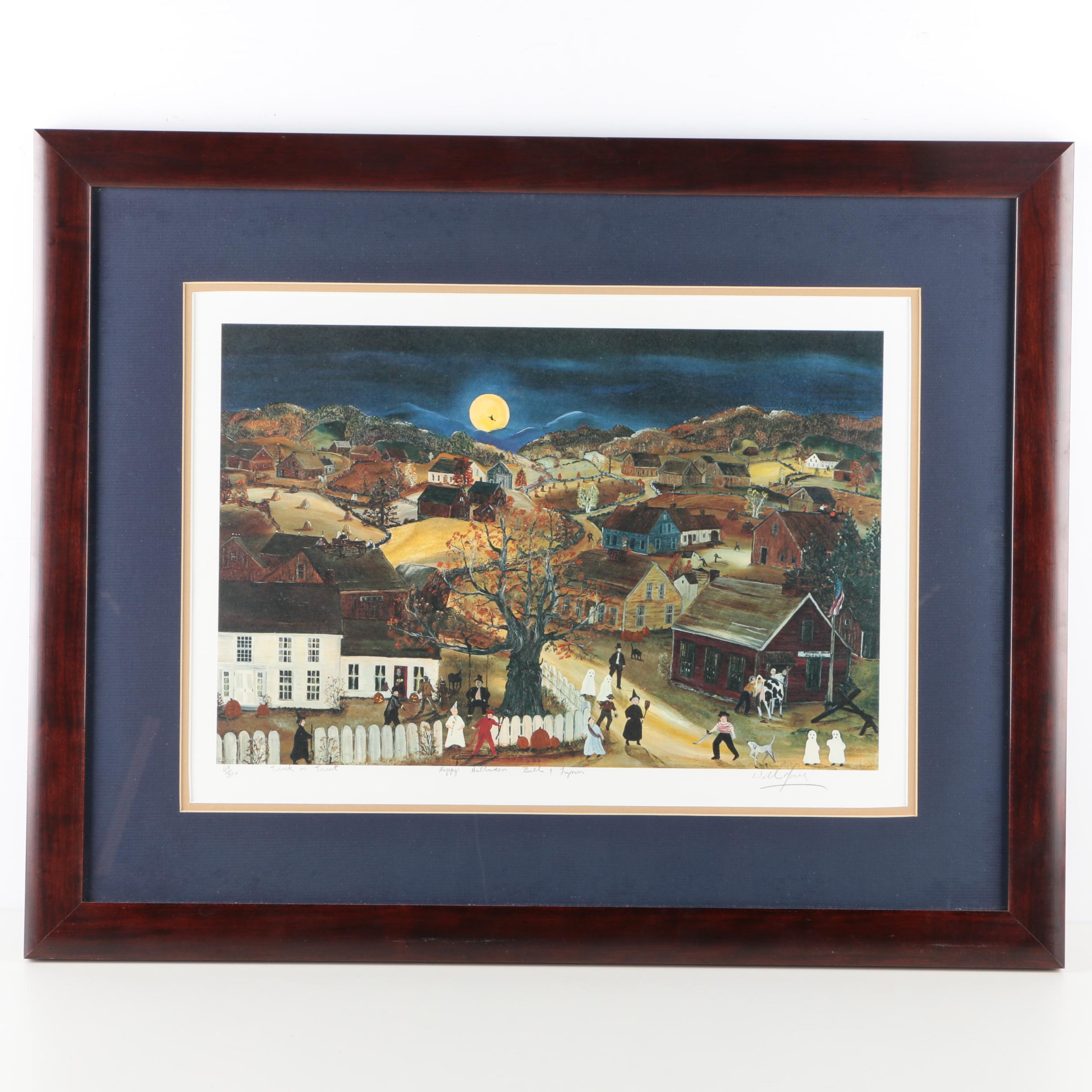 Will Moses Limited Edition Giclee "Trick Or Treat"