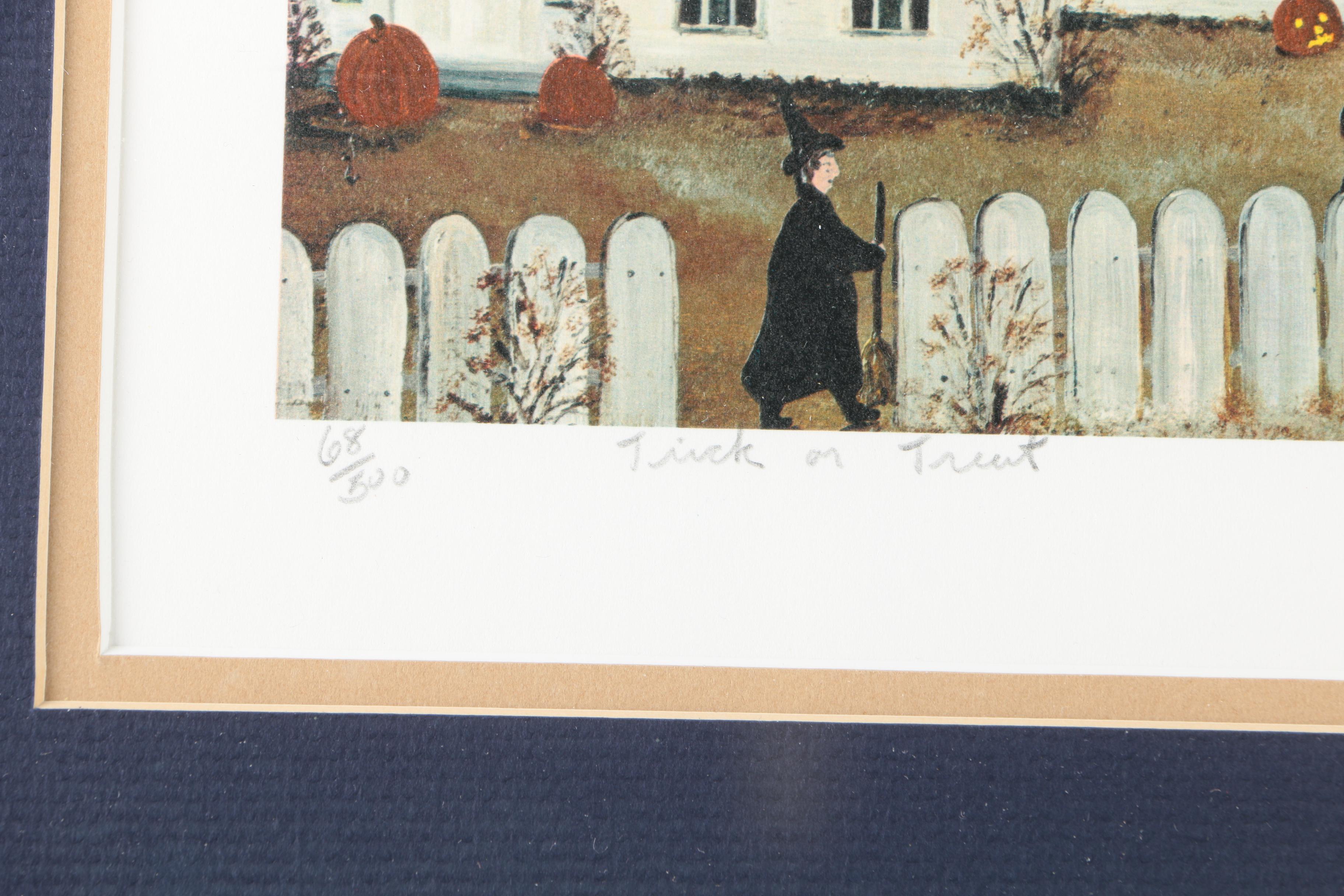 Will Moses Limited Edition Giclee "Trick Or Treat"