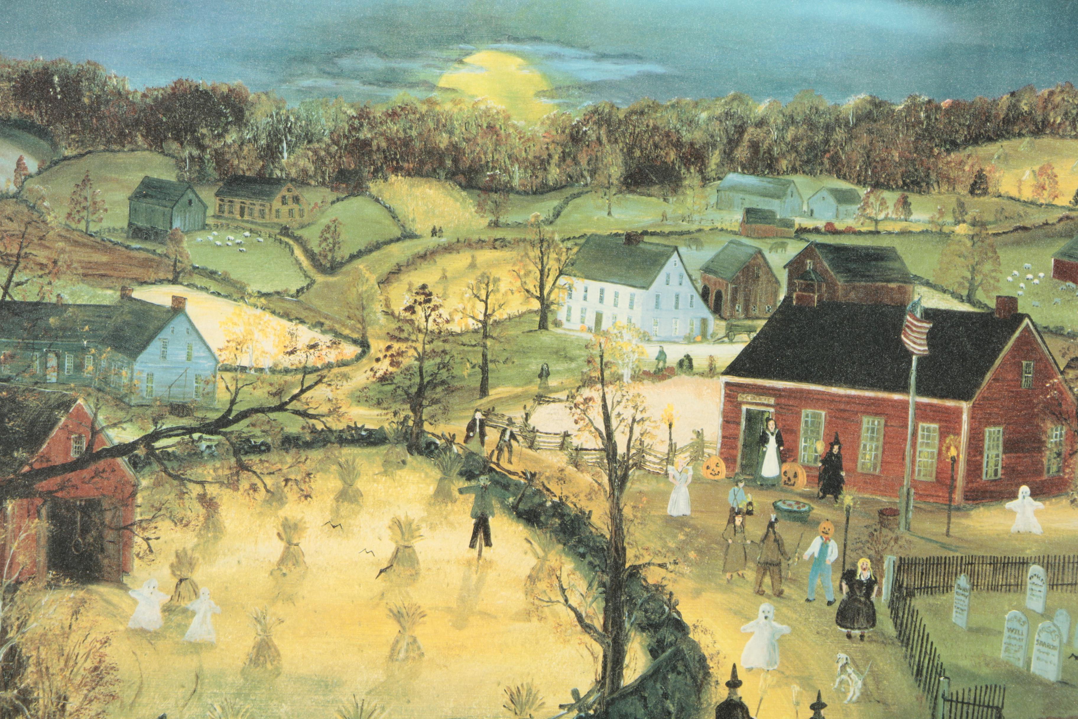 Will Moses Limited Edition Giclee on Paper "Spooks at the School"