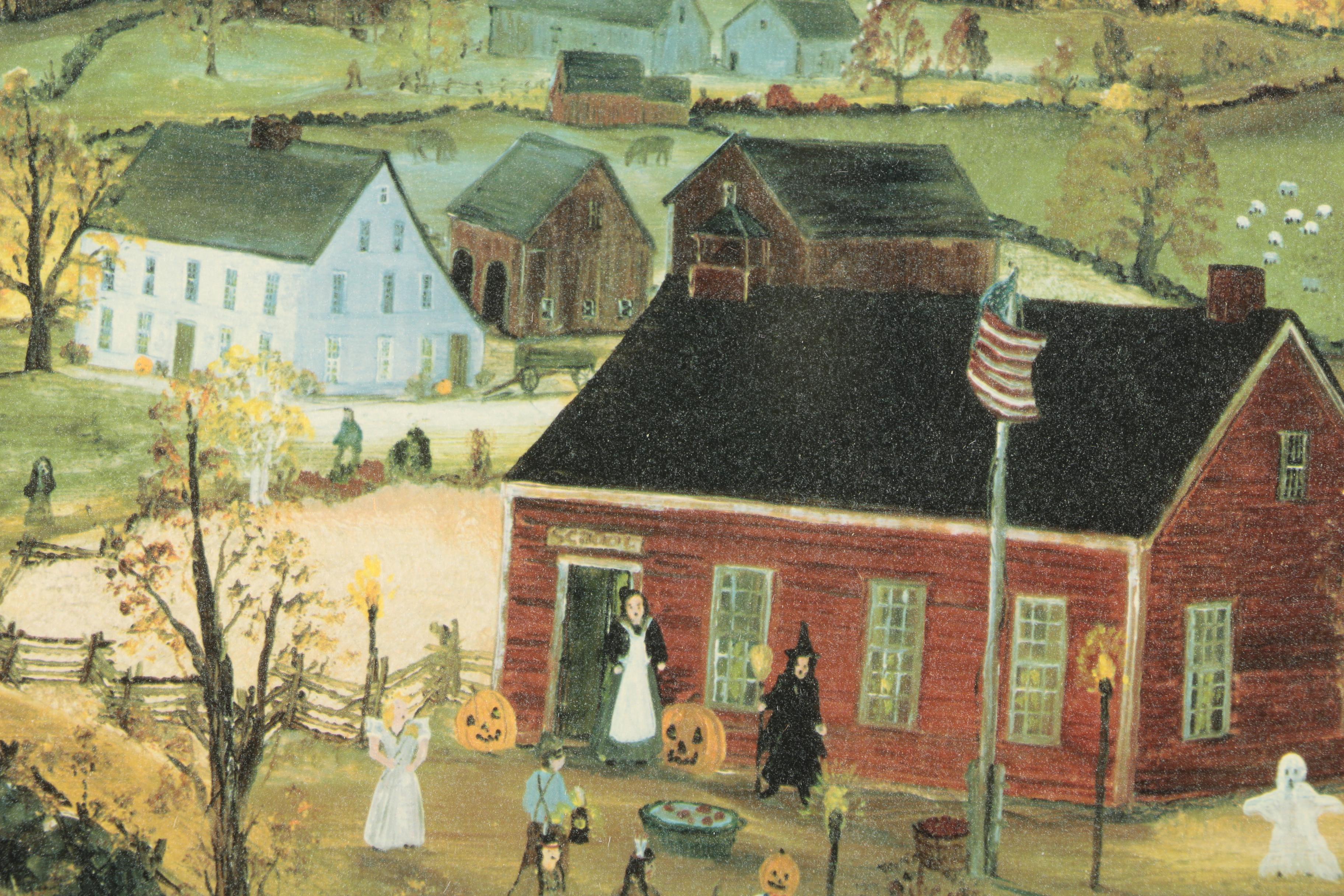 Will Moses Limited Edition Giclee on Paper "Spooks at the School"