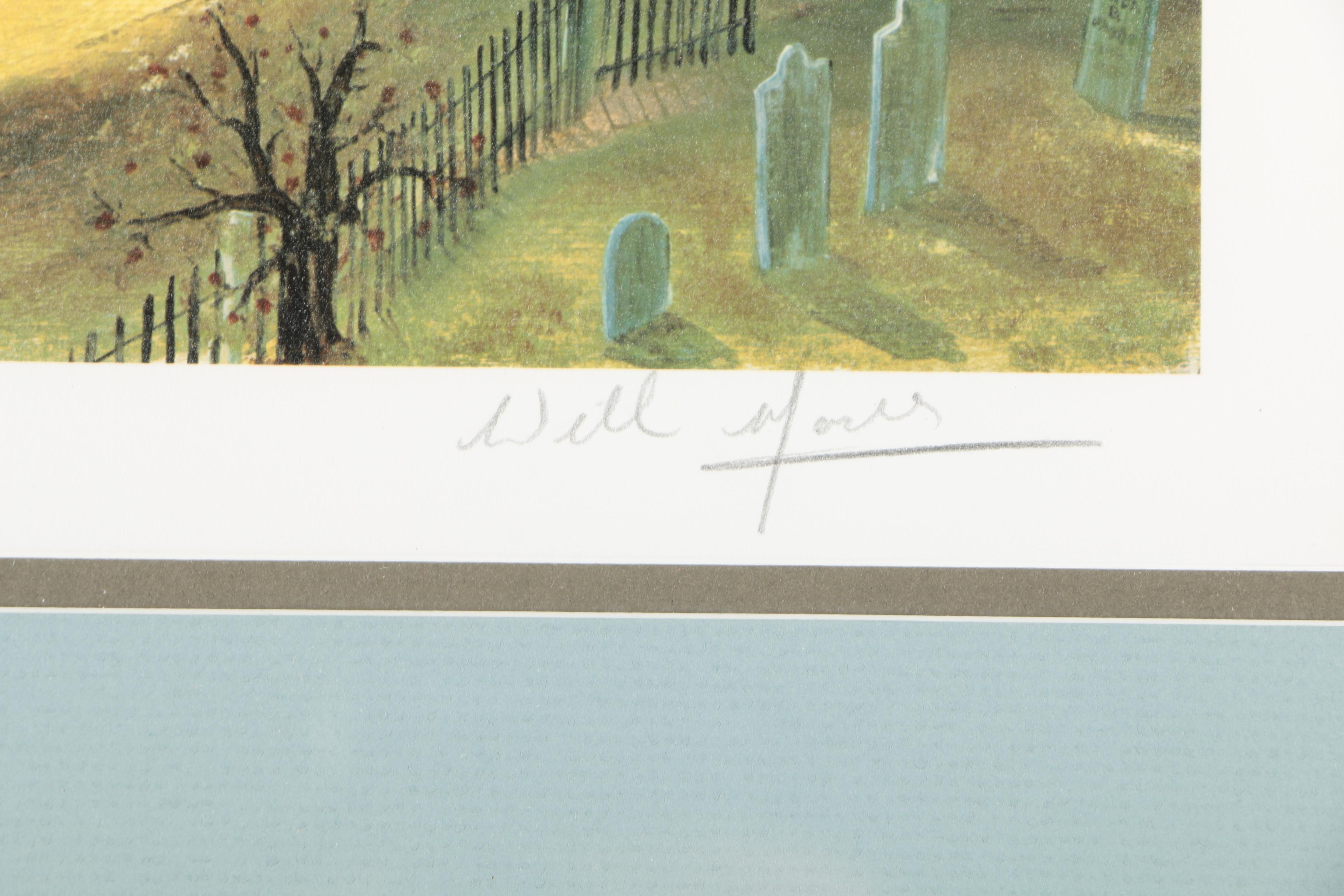 Will Moses Limited Edition Giclee on Paper "Spooks at the School"