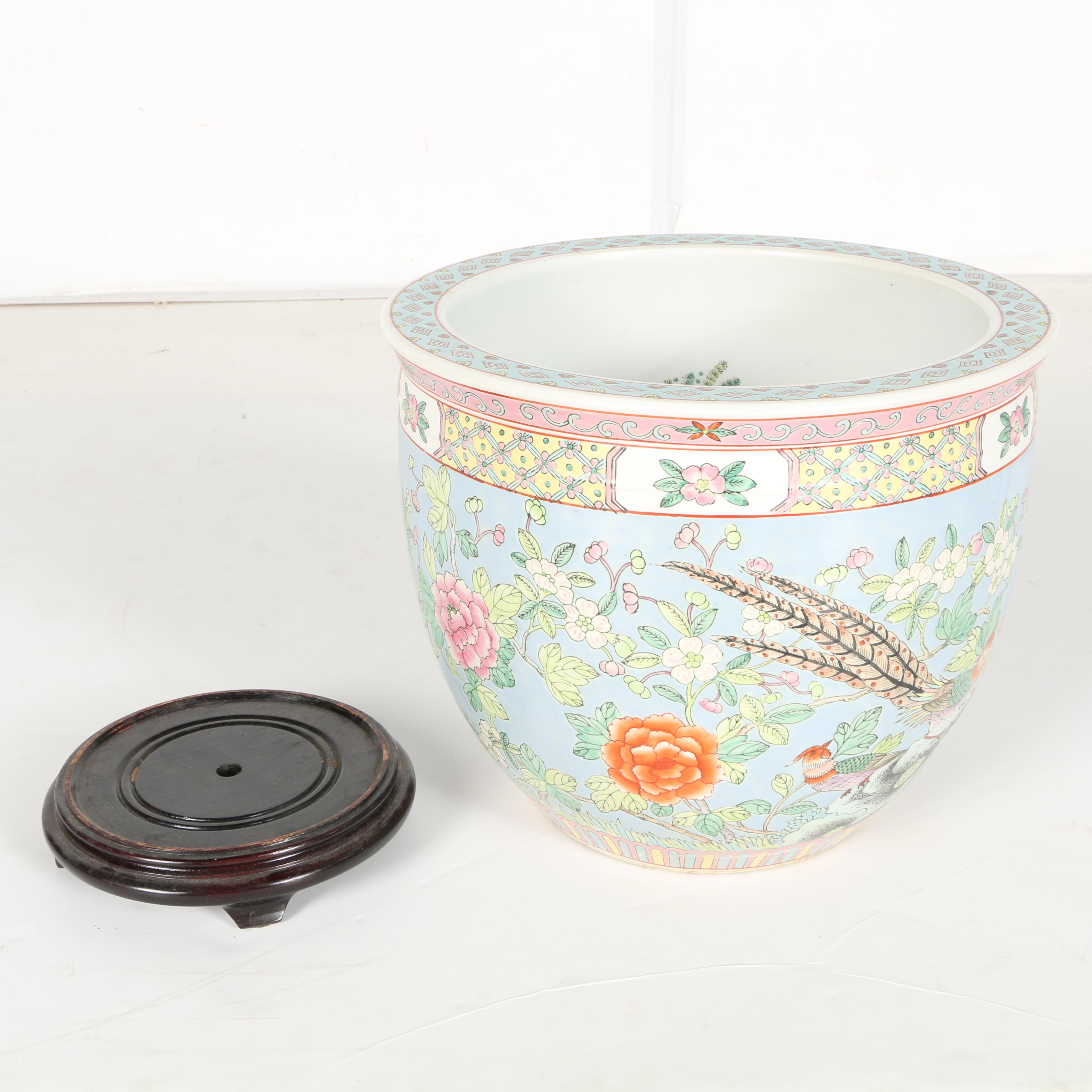 Asian-Inspired Planters on Stands