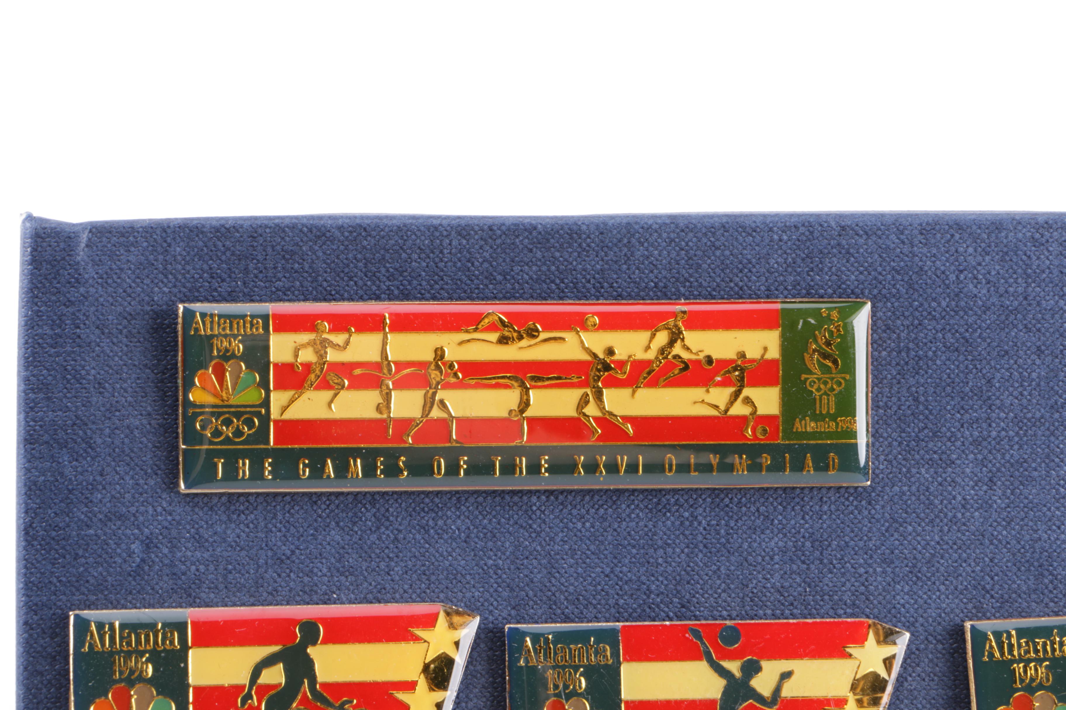 1996 Atlanta Centennial Games Olympic Pin Set