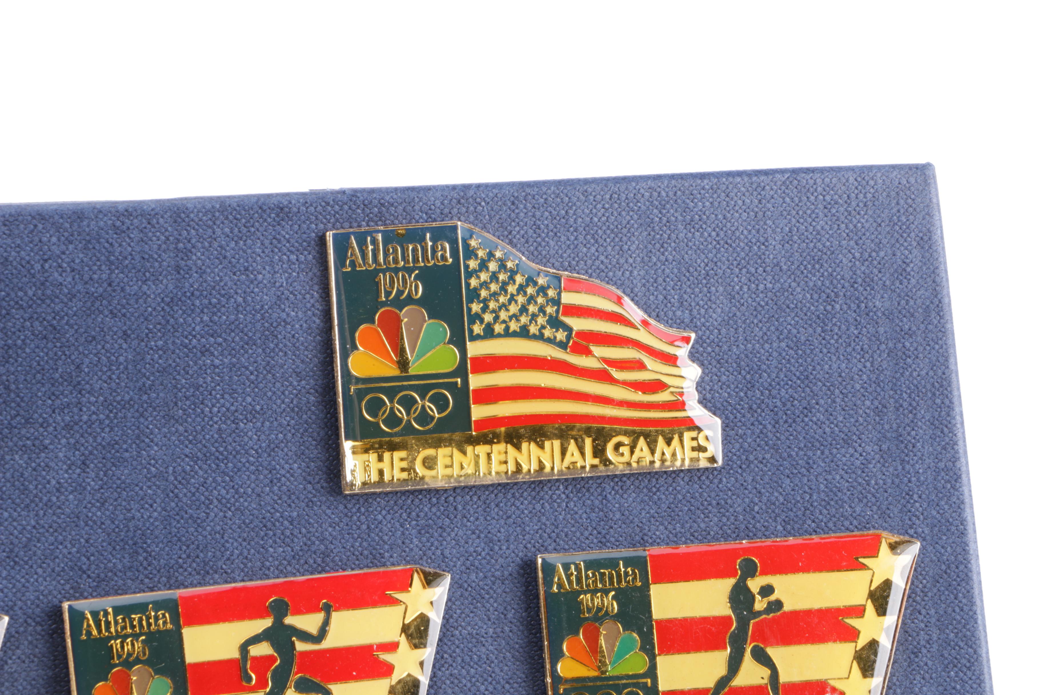 1996 Atlanta Centennial Games Olympic Pin Set