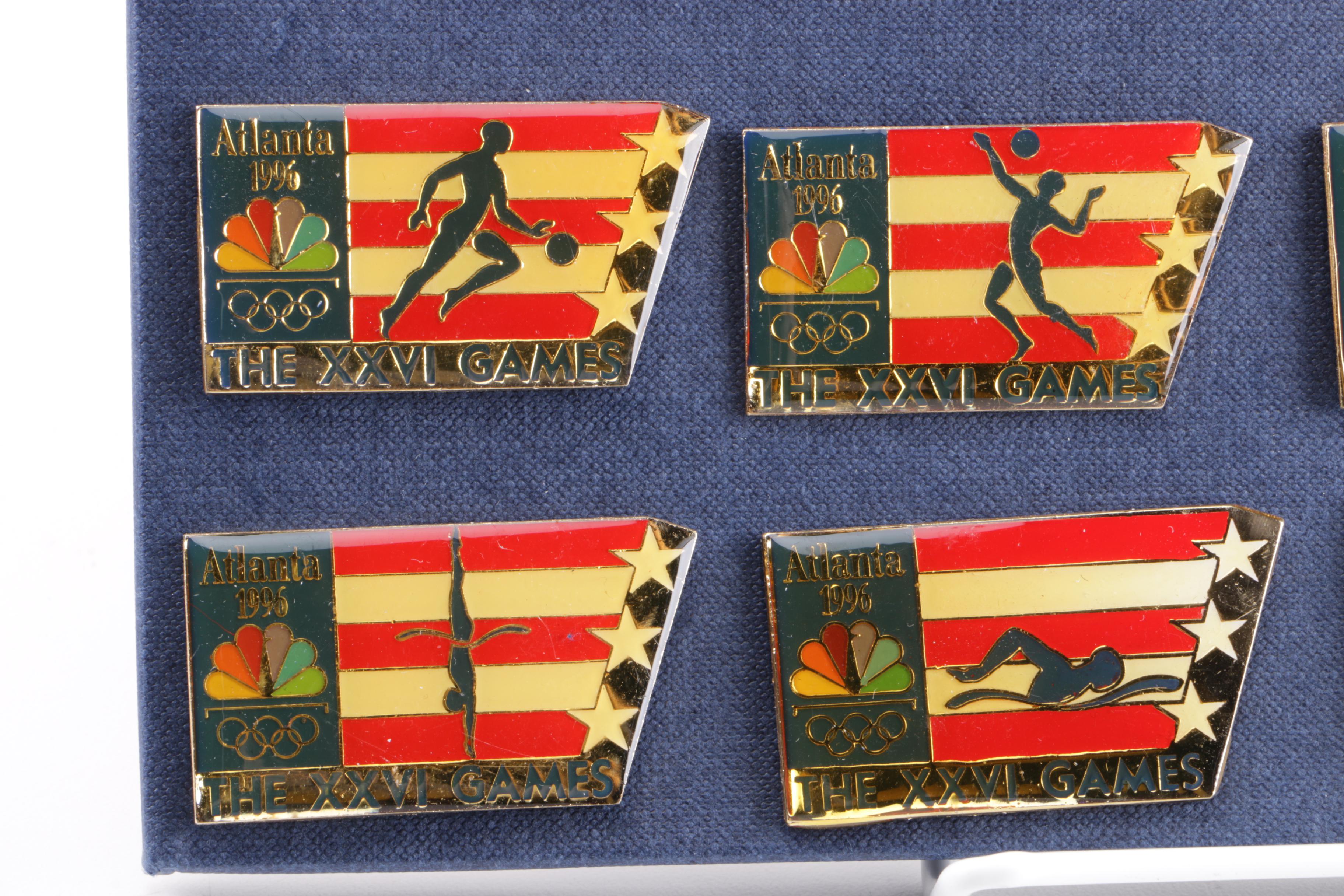 1996 Atlanta Centennial Games Olympic Pin Set