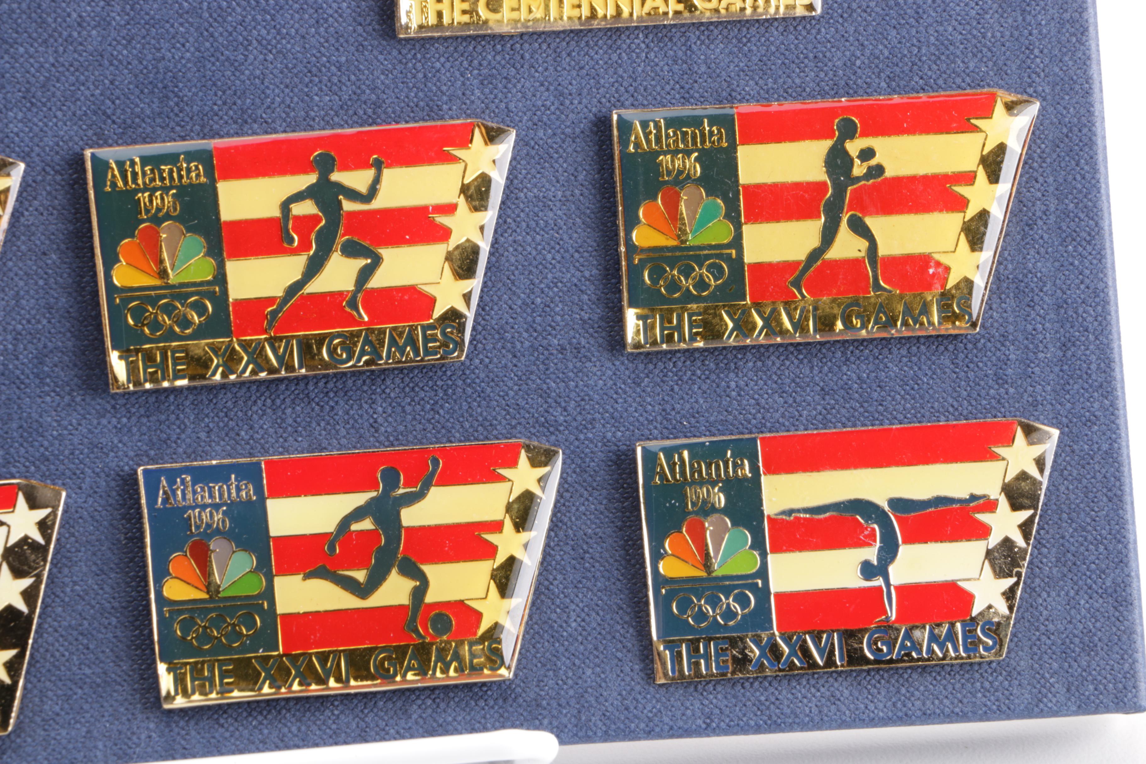 1996 Atlanta Centennial Games Olympic Pin Set