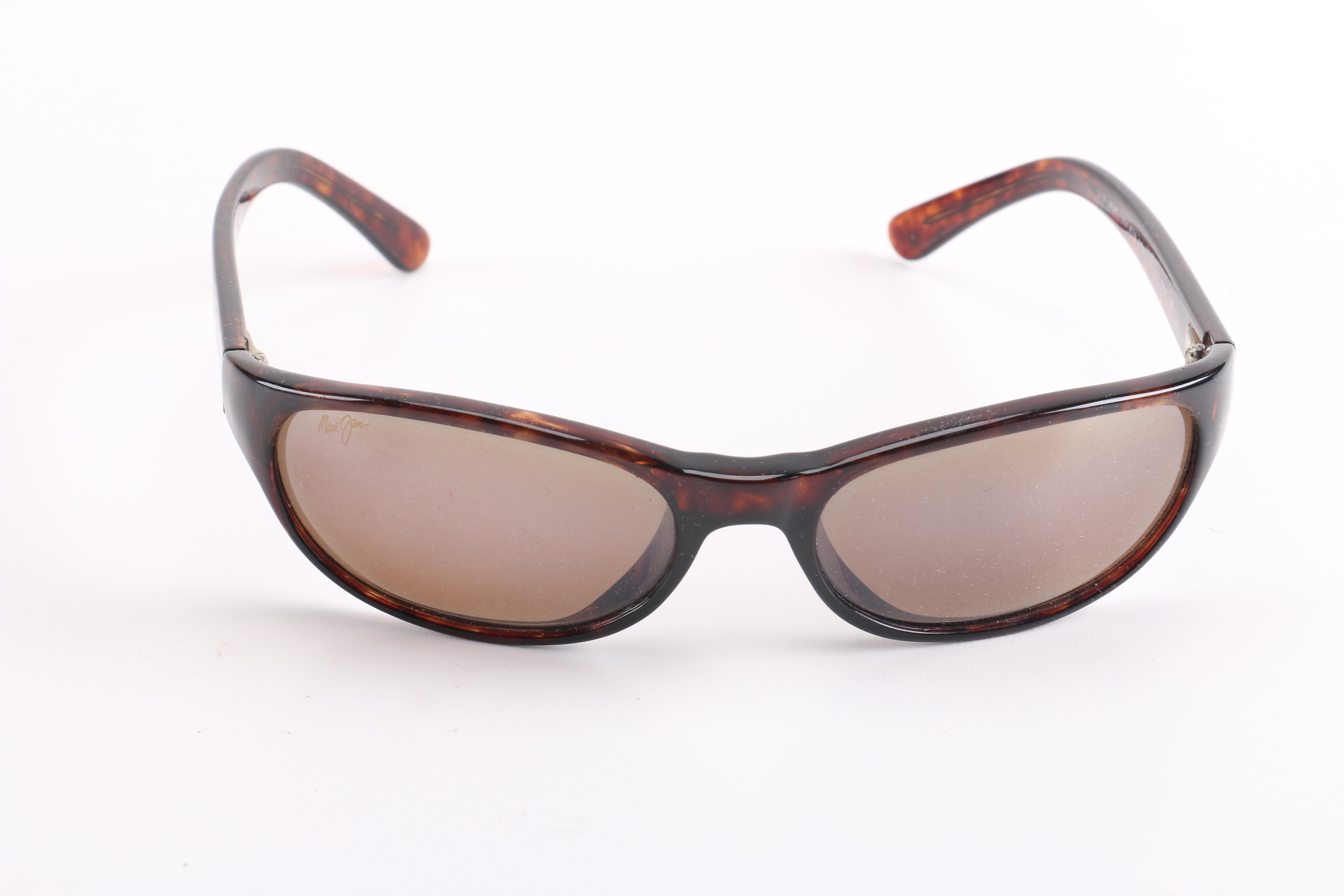 Collection of Sunglasses Including Maui Jim and Optical Affairs