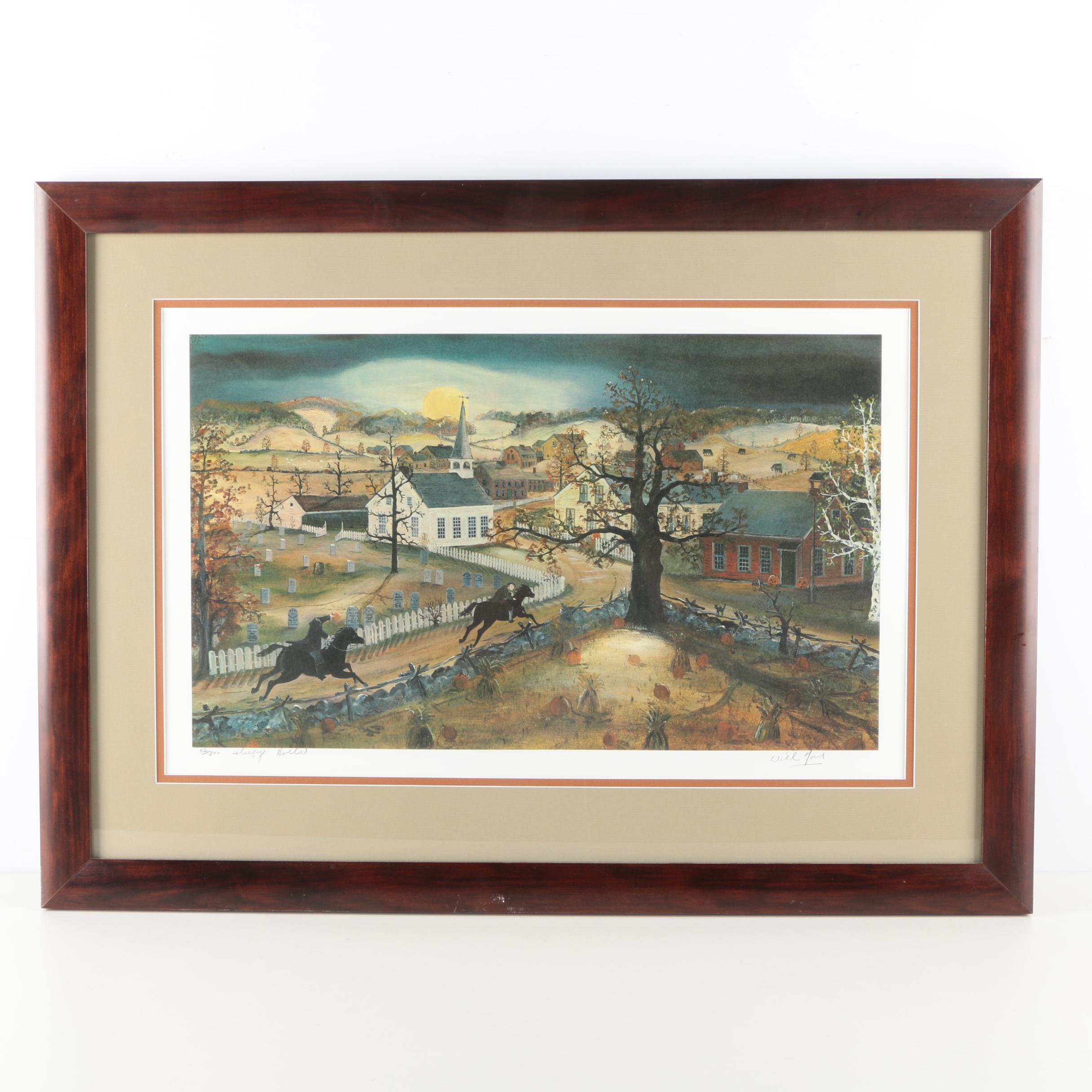 Will Moses Limited Edition Giclee on Paper "Sleepy Hollow"